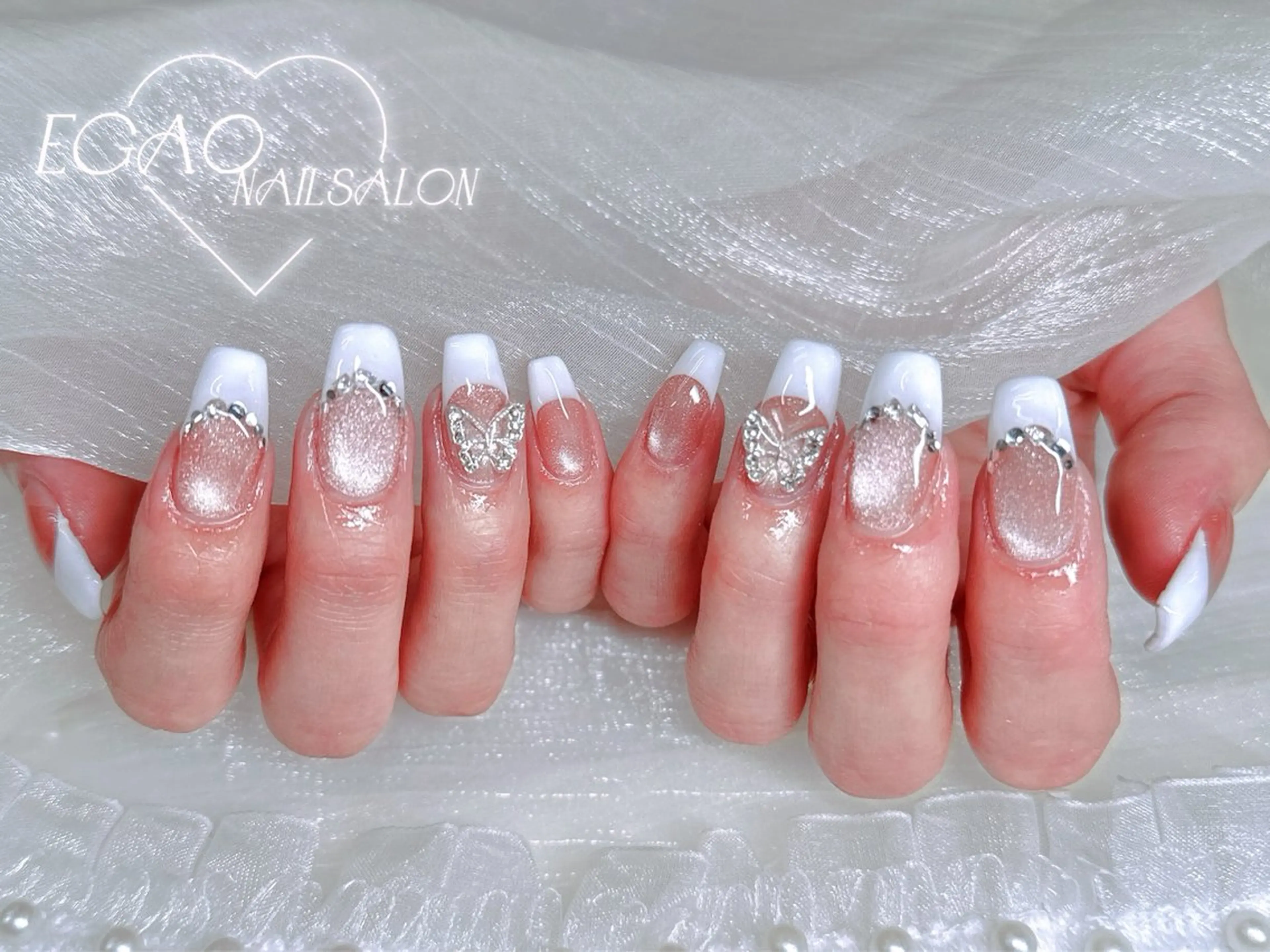 ネイル アートネイル フットネイル フレンチネイル ジェルネイル グラデーション ハンドネイル Egao Nail Salonのネイルデザイン