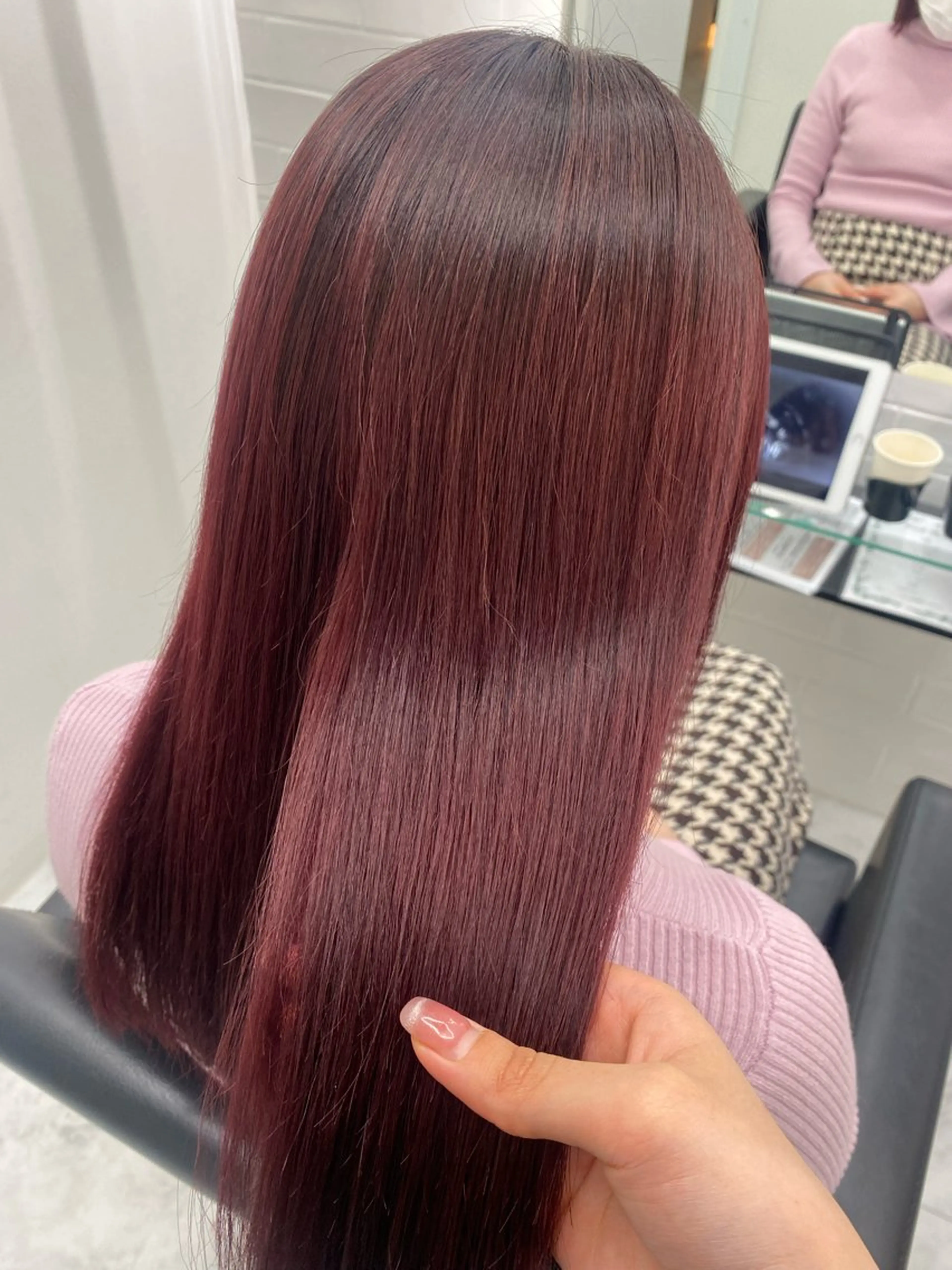 ロング カット ヘアカラー トリートメント 髪質改善サロン🫧 セキチサトのヘアスタイル