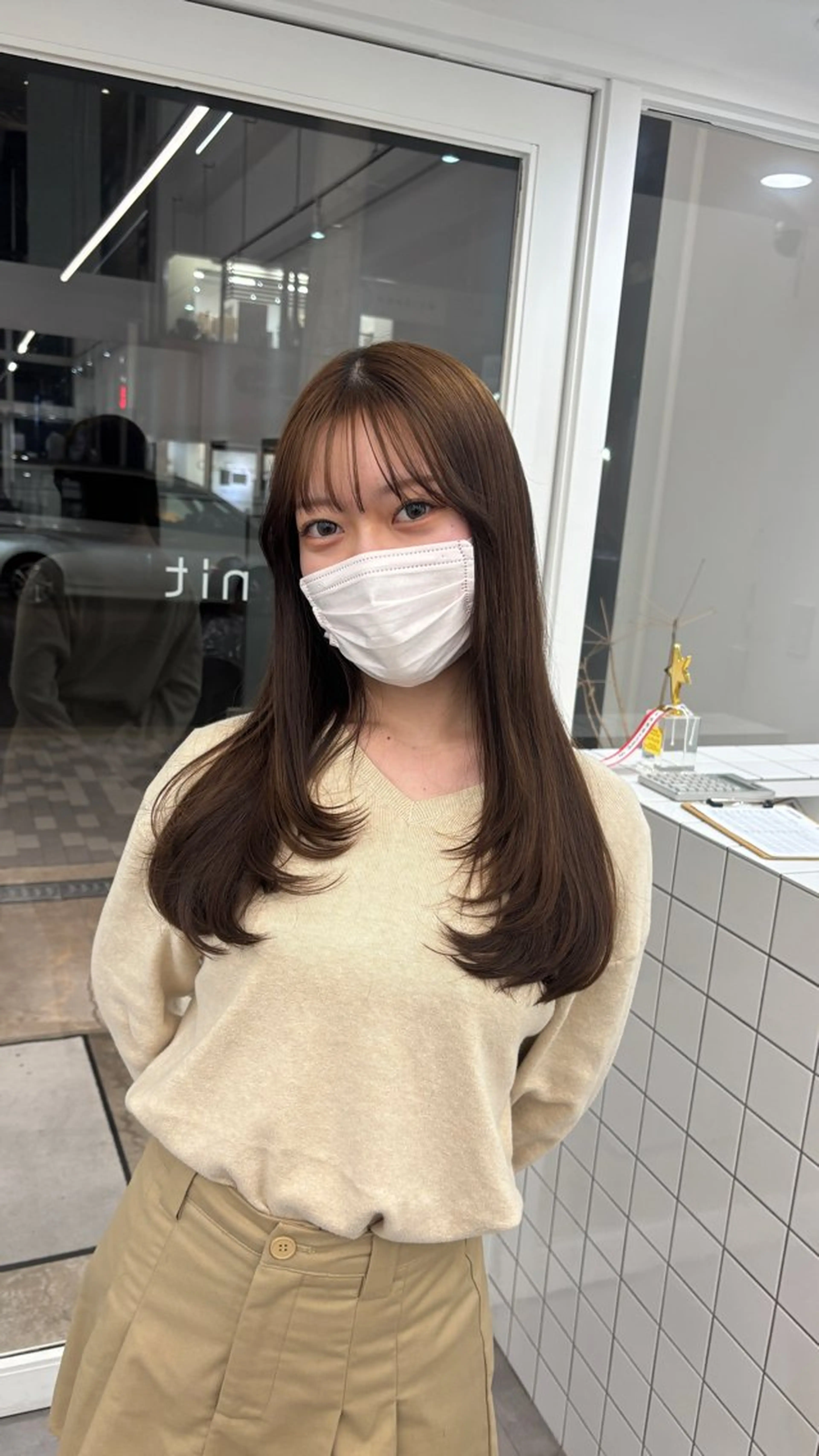 ロング AHNKISM所属・トレンド🌷 ボブ　パーマ🩰のヘアスタイル