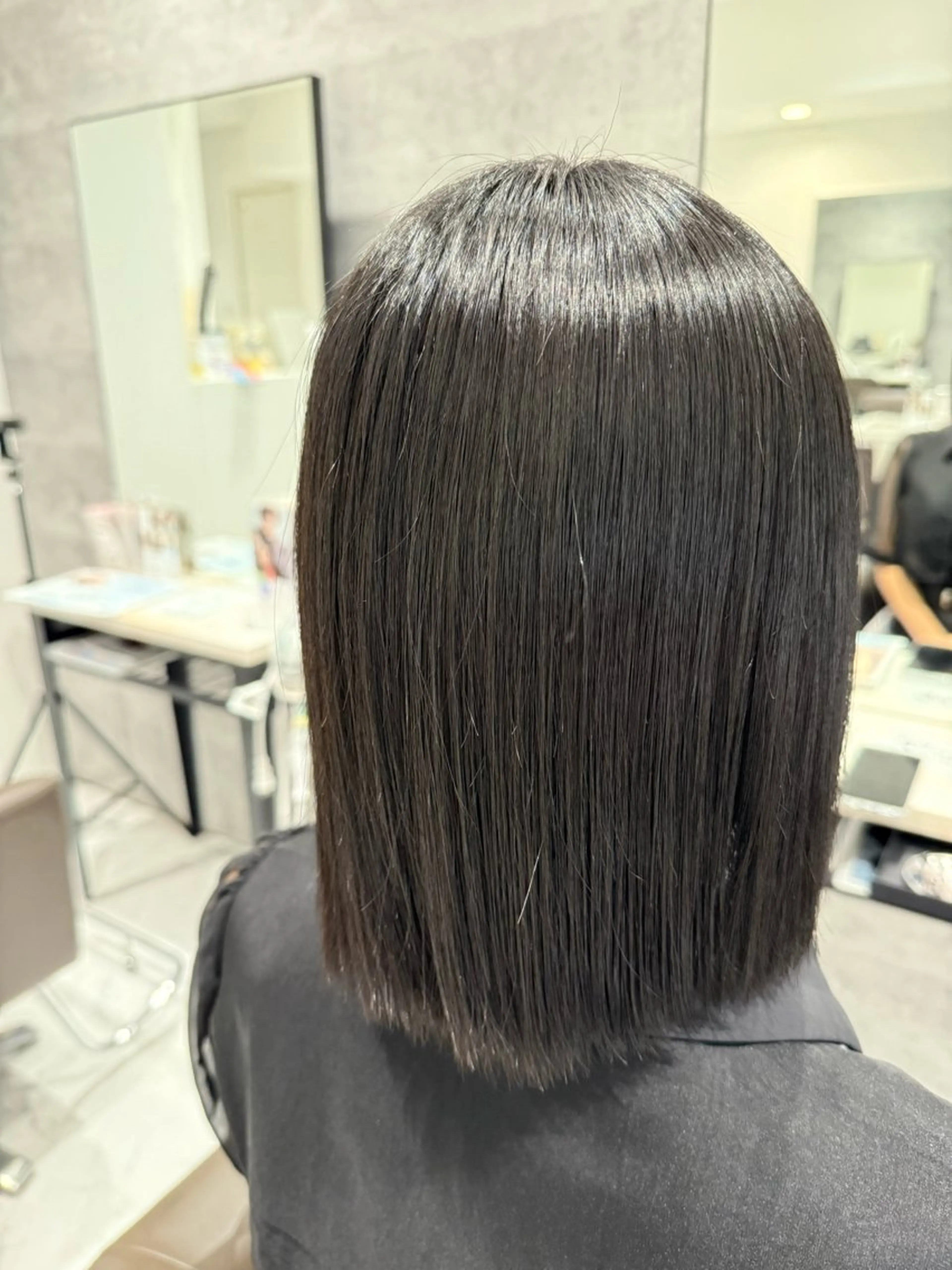 縮毛矯正の写真