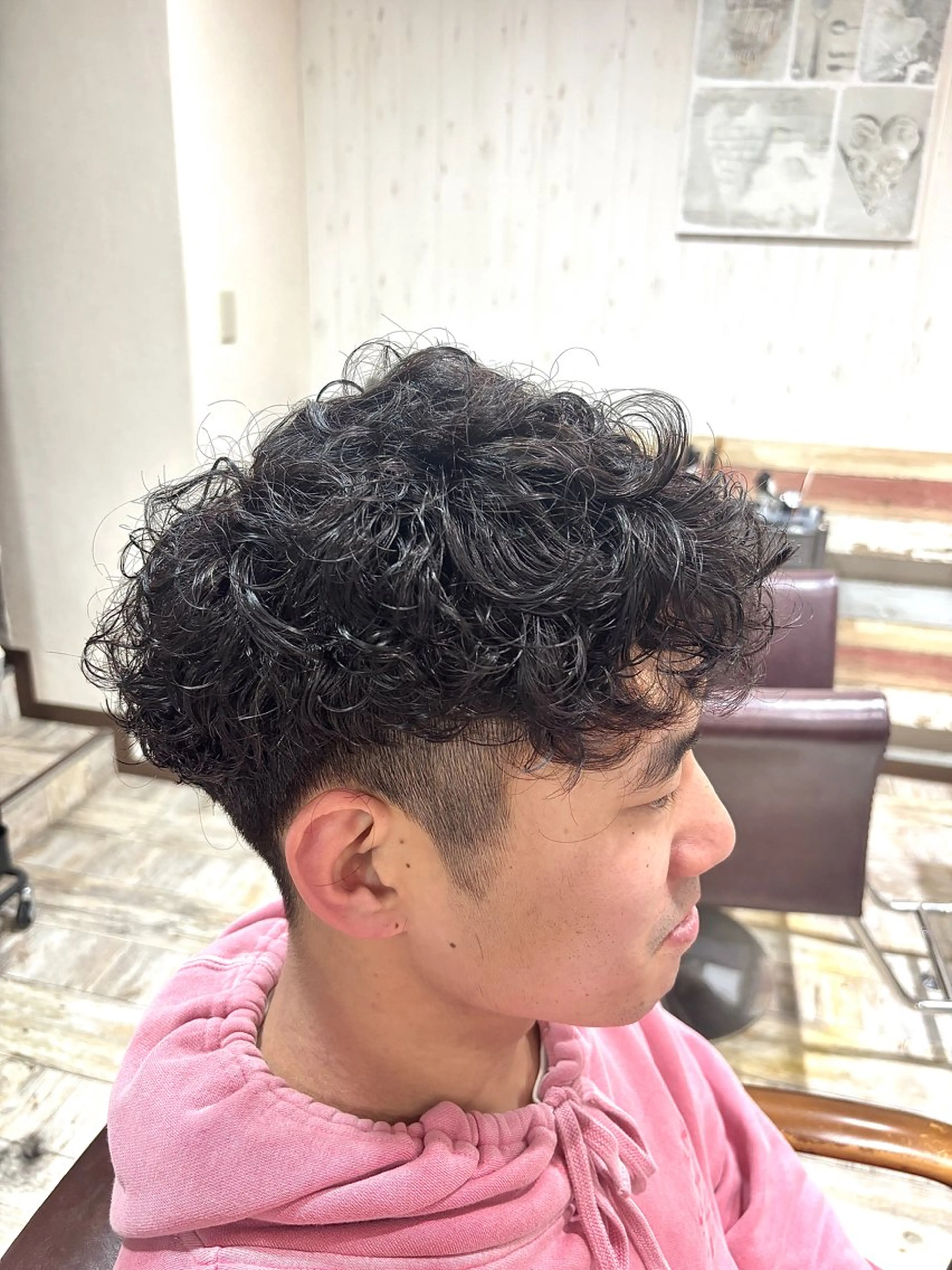 ショート パーマ メンズ カット パーマ 桜木町メンズ/垢抜け /💥ルキのヘアスタイル