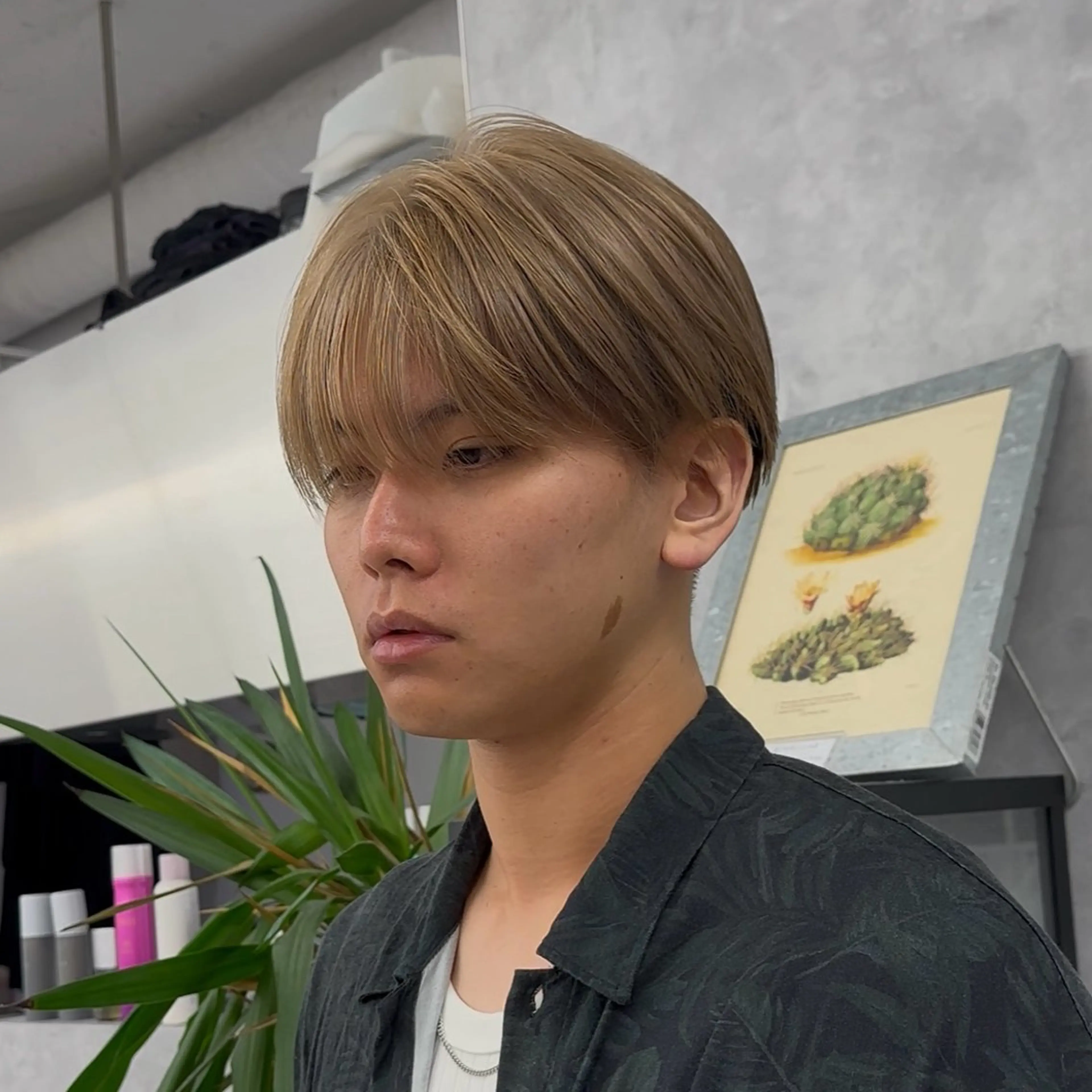 カラー メンズ ヘアカラー メンズハイライト／ メンズブリーチカラーのヘアスタイル