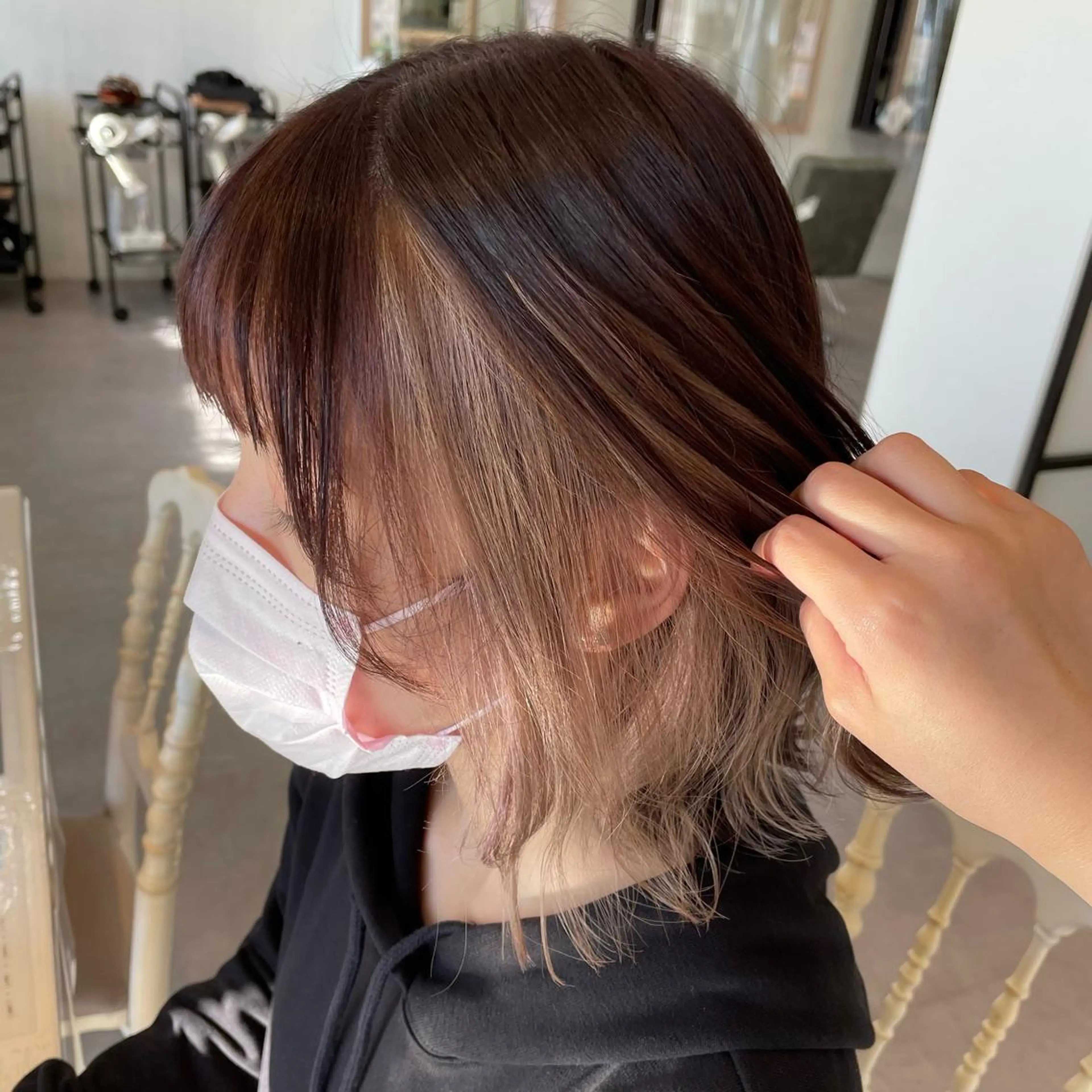 ミディアム hair make Rallis(ヘアメイクラリス)所属・冨永 澄佳/東加古川/ボブのヘアスタイル