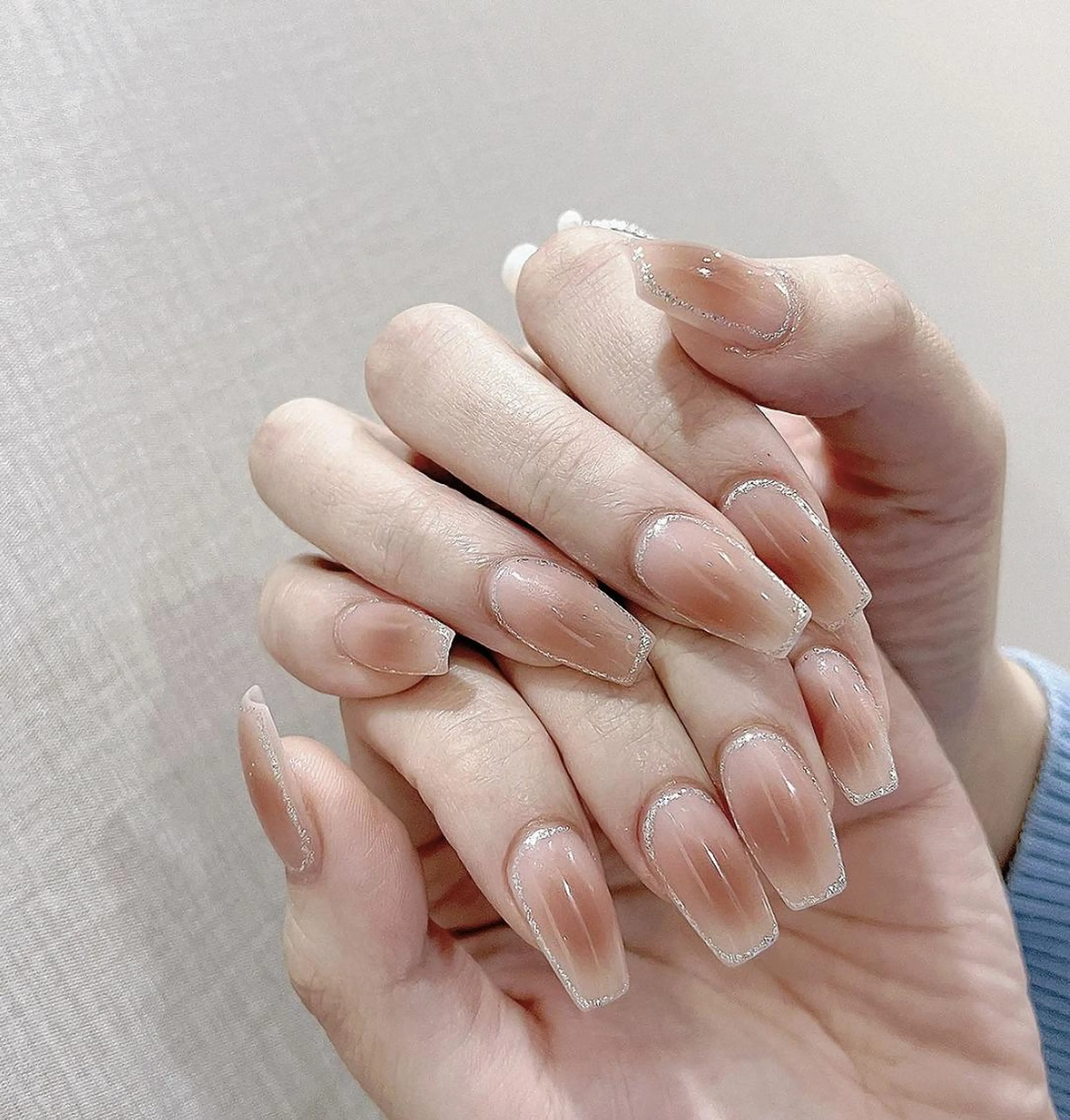 ネイル 長さ出し ネイルチップ Queen's ゆなのネイルデザイン