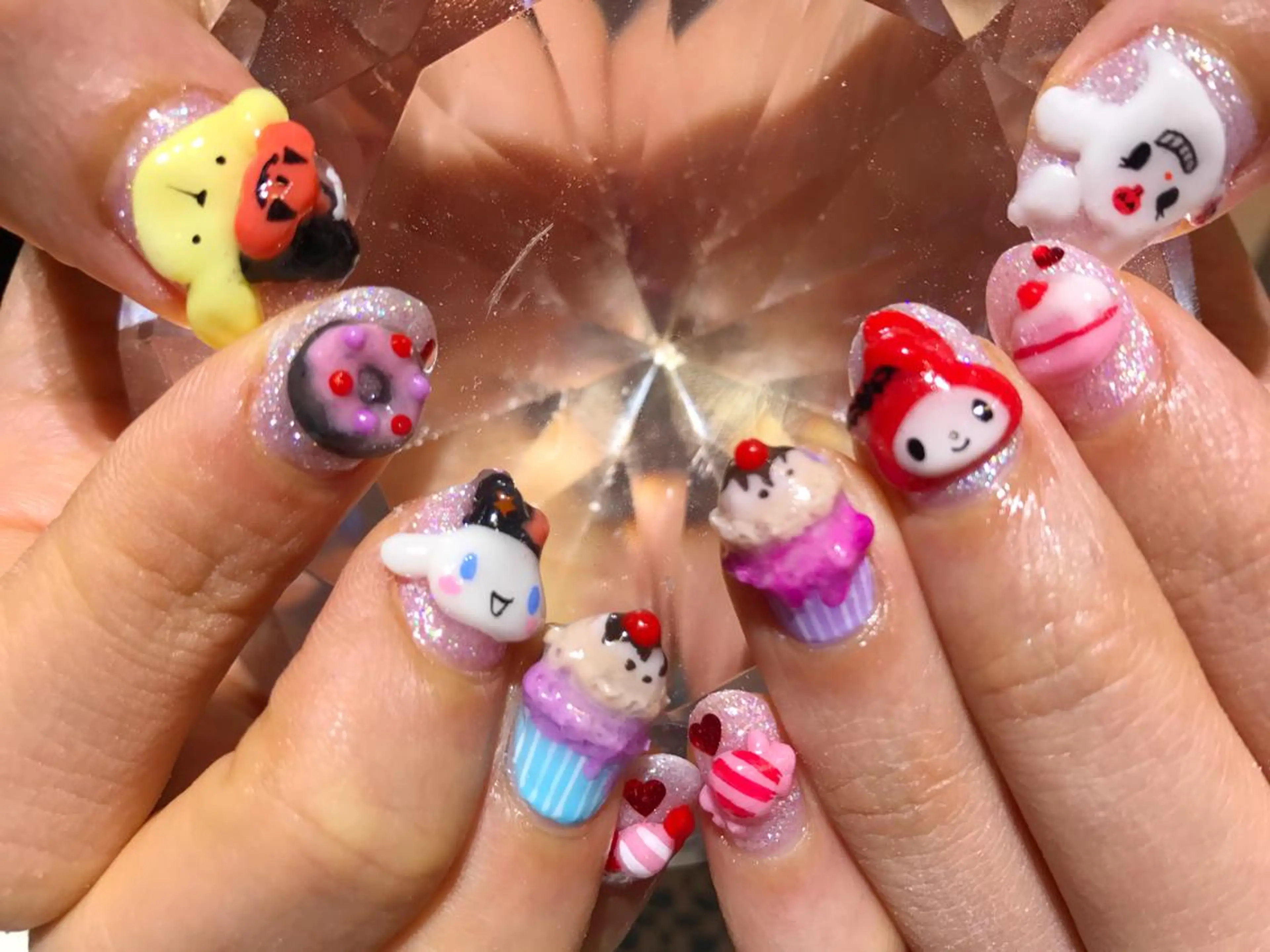 ネイル ジェルネイル ラメ(グリッター) ショートネイル YUN 💅のネイルデザイン