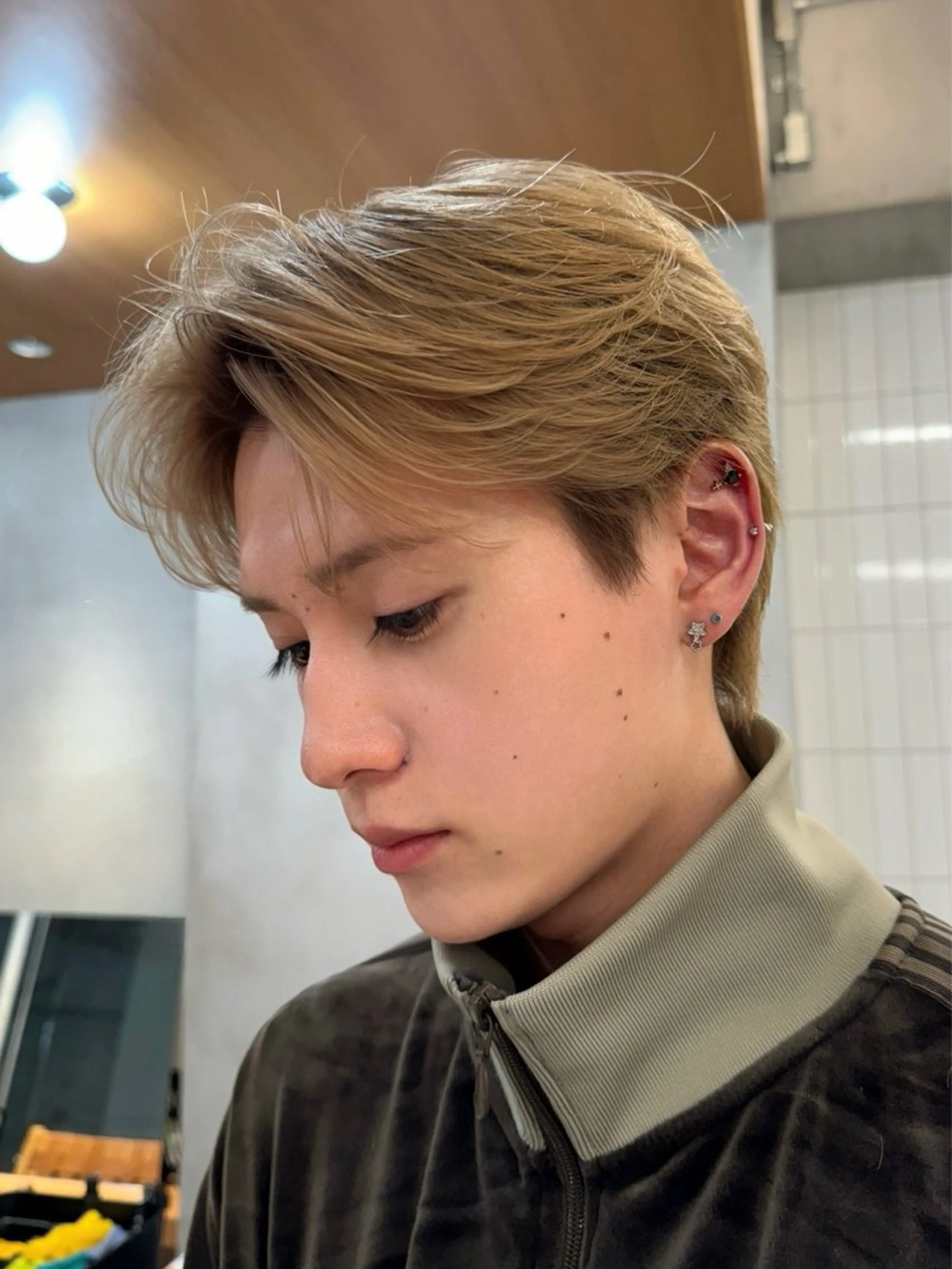 メンズ nicoTOKYO 原宿所属・センターパート /メンズ/海野颯生のヘアスタイル