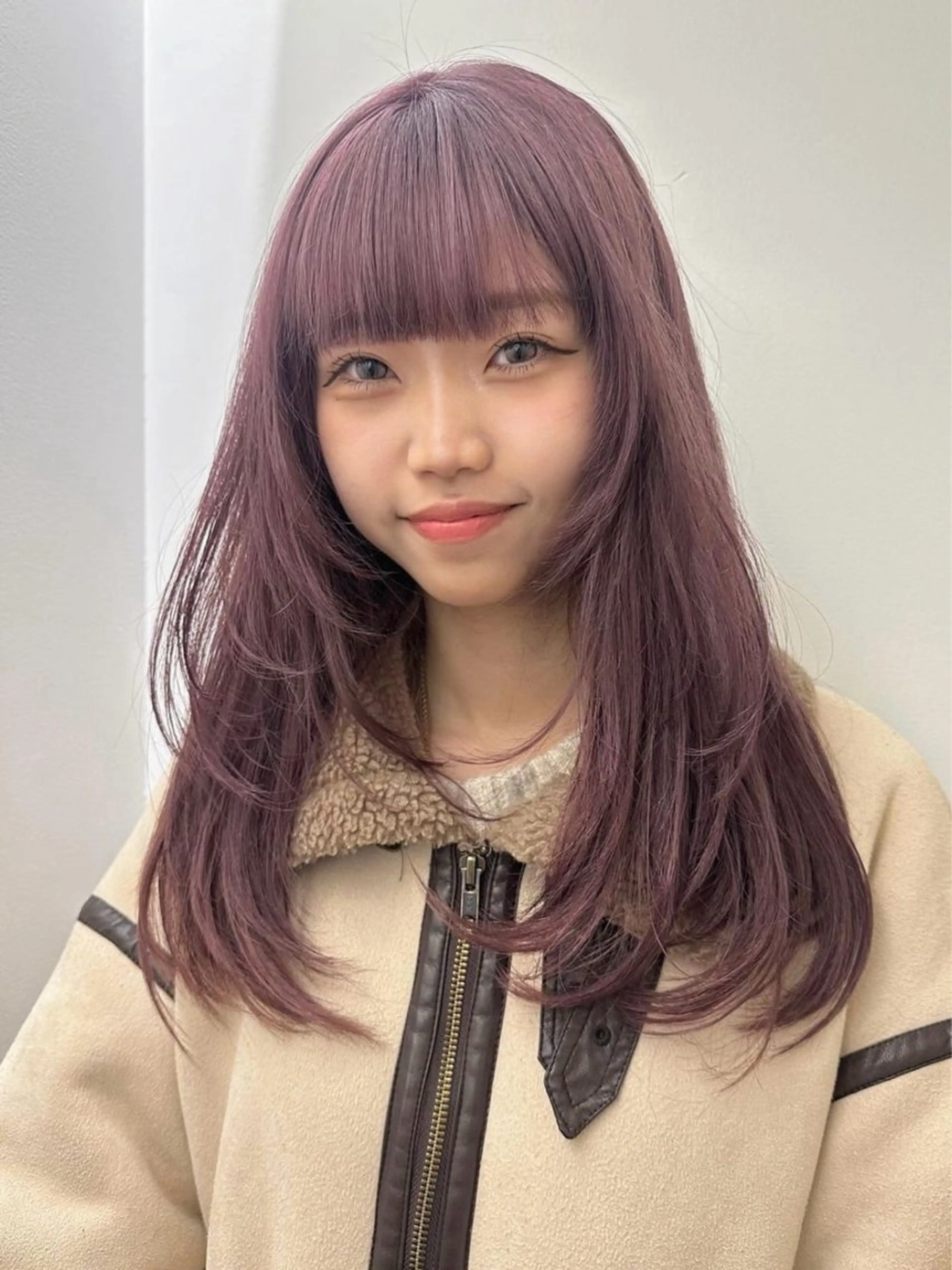 カラー カット ヘアカラー ハイトーン/レイヤー nail 百咲💌のヘアスタイル