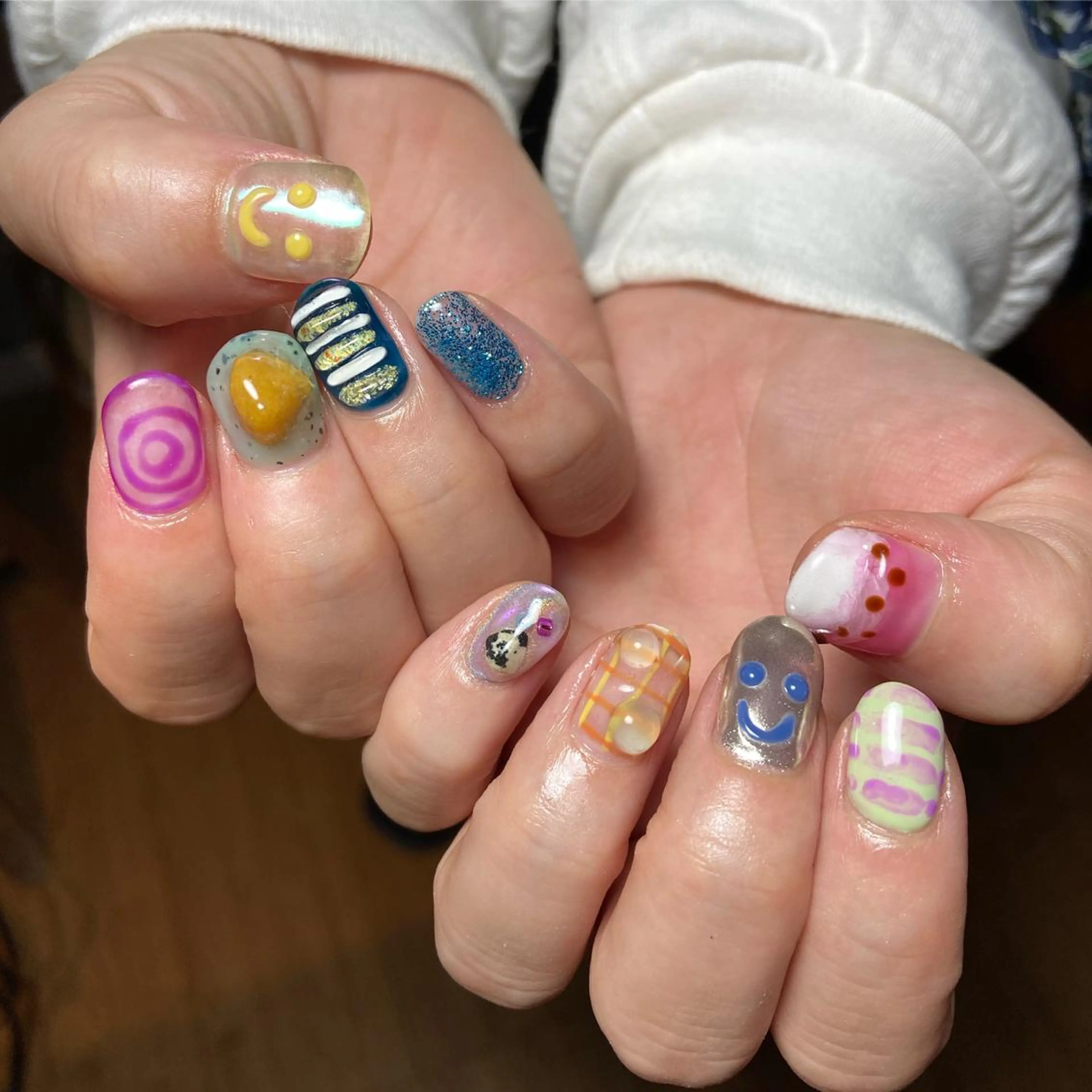 ネイル ジェルネイル パステルネイル 春ネイル . unffのネイルデザイン