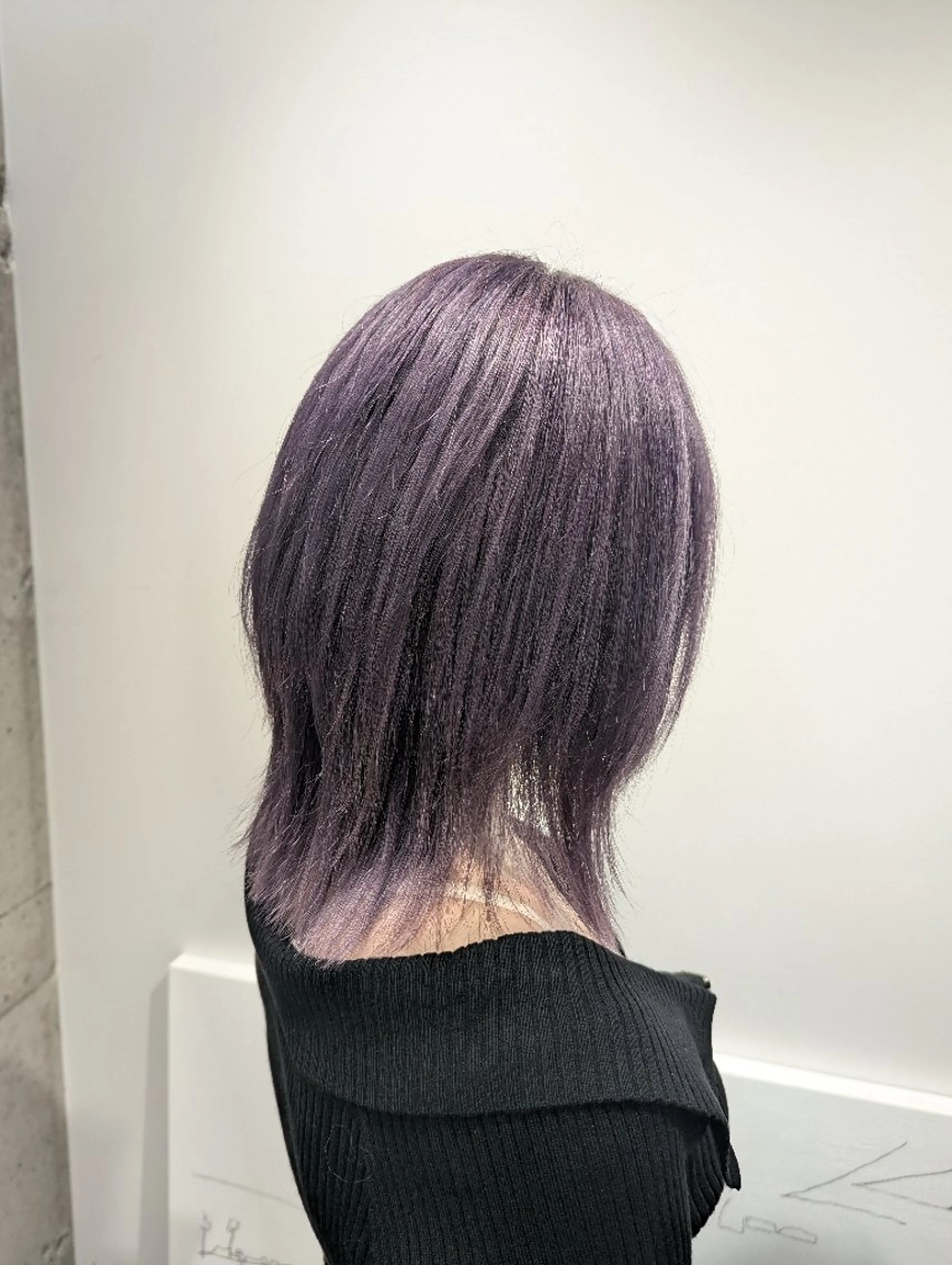 ミディアム カット ヘアカラー newi 天王寺 masakoのヘアスタイル