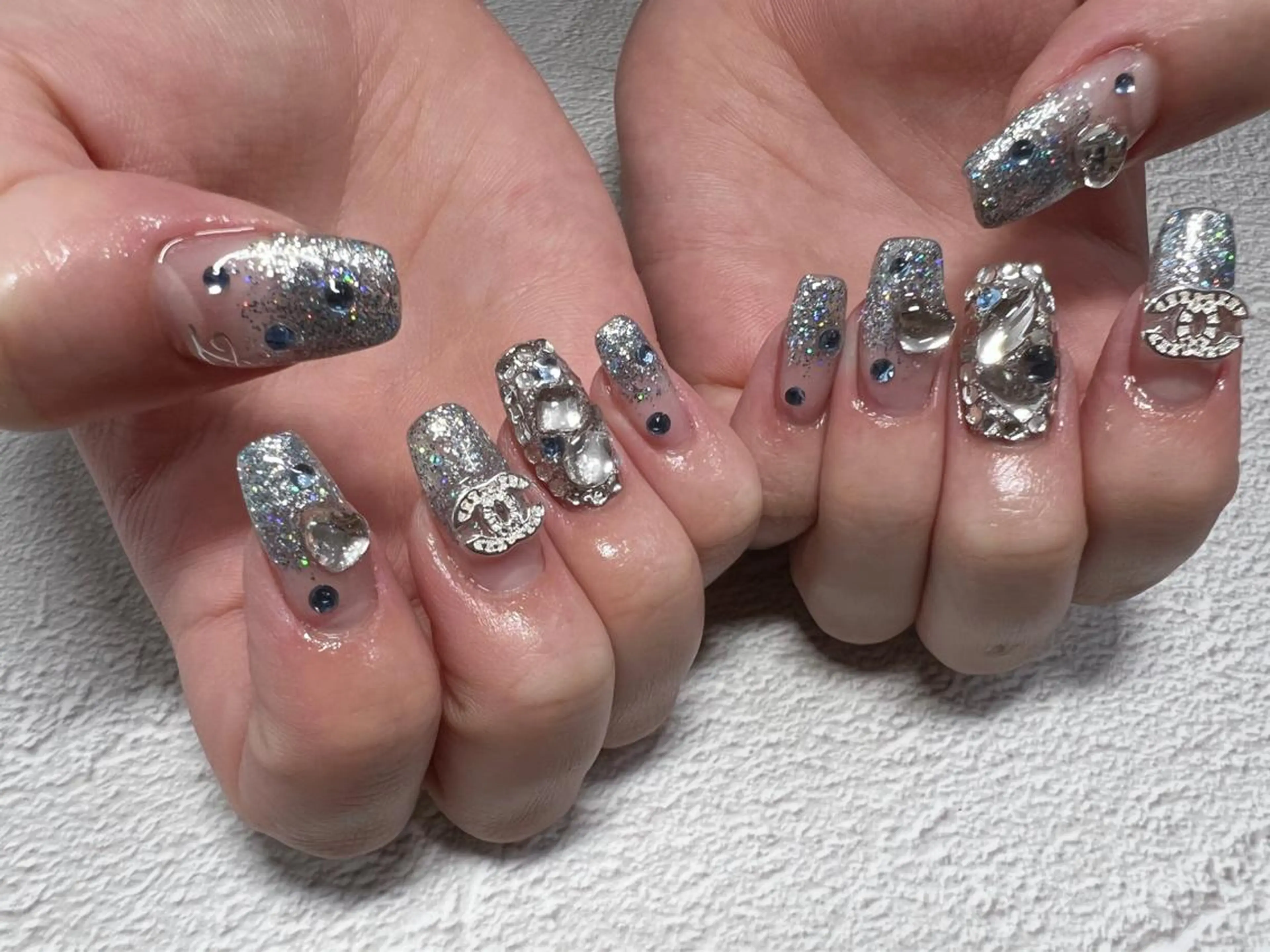 ロング ネイル nail salon émuのネイルデザイン