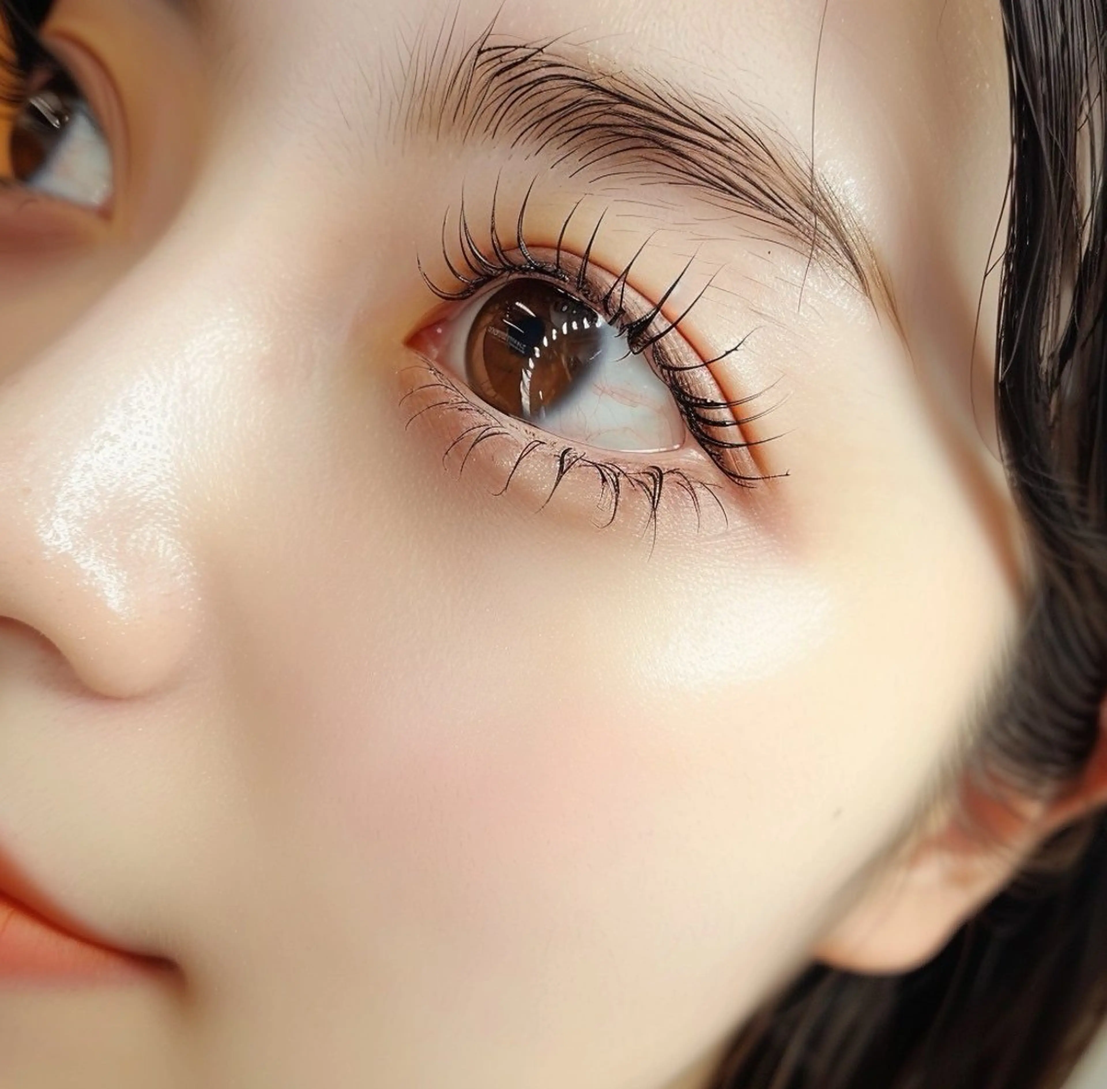 マツエク・マツパ マツエク 艶髪カラー💙ྀི/ アイ兼任👀/ミナルのマツエク・マツパデザイン