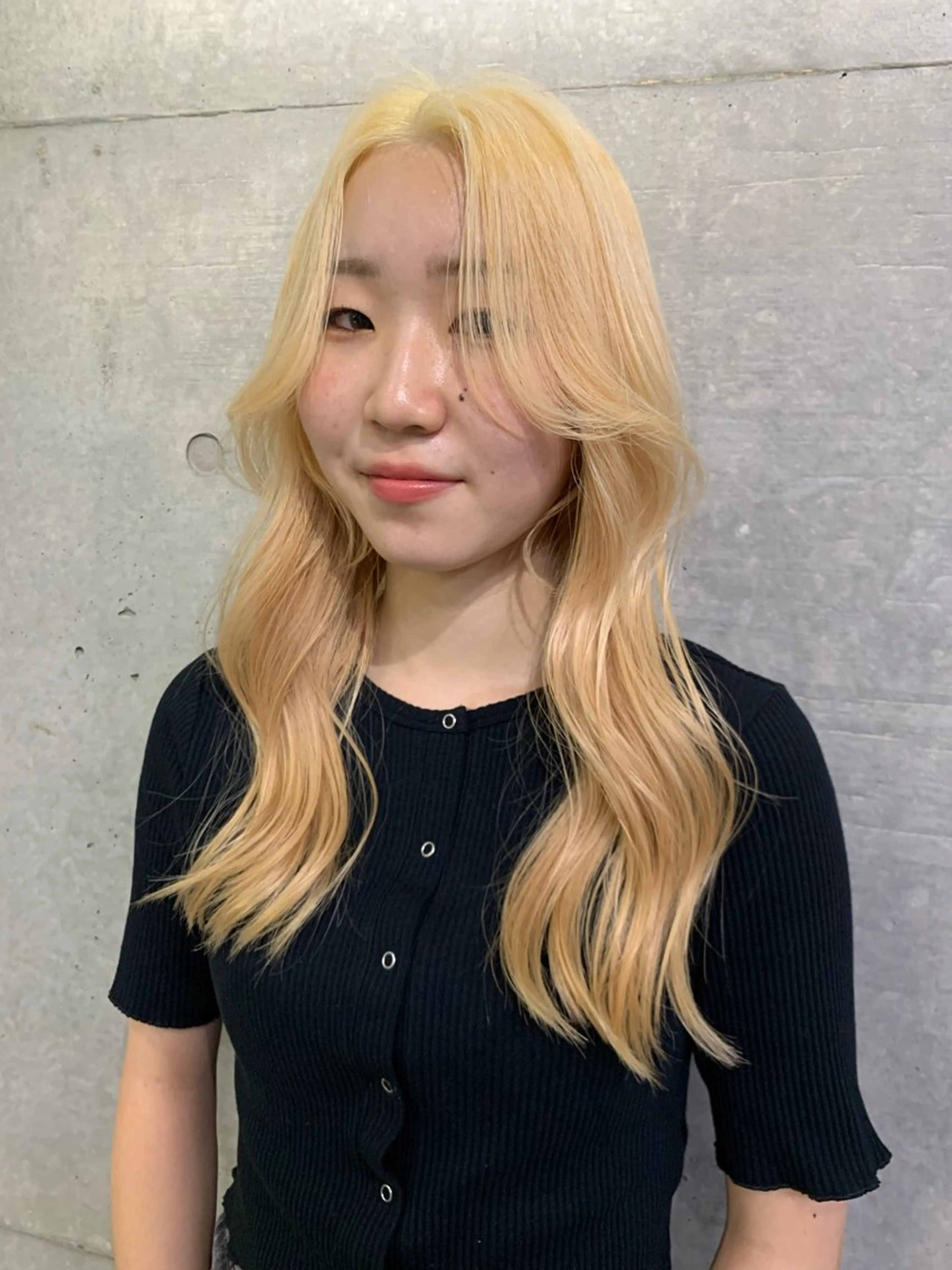 セミロング ヘアアレンジ ボブ 髪質改善 トリートメント カット トリートメント THE./ブリーチ 透感カラー/髪質改善のヘアスタイル