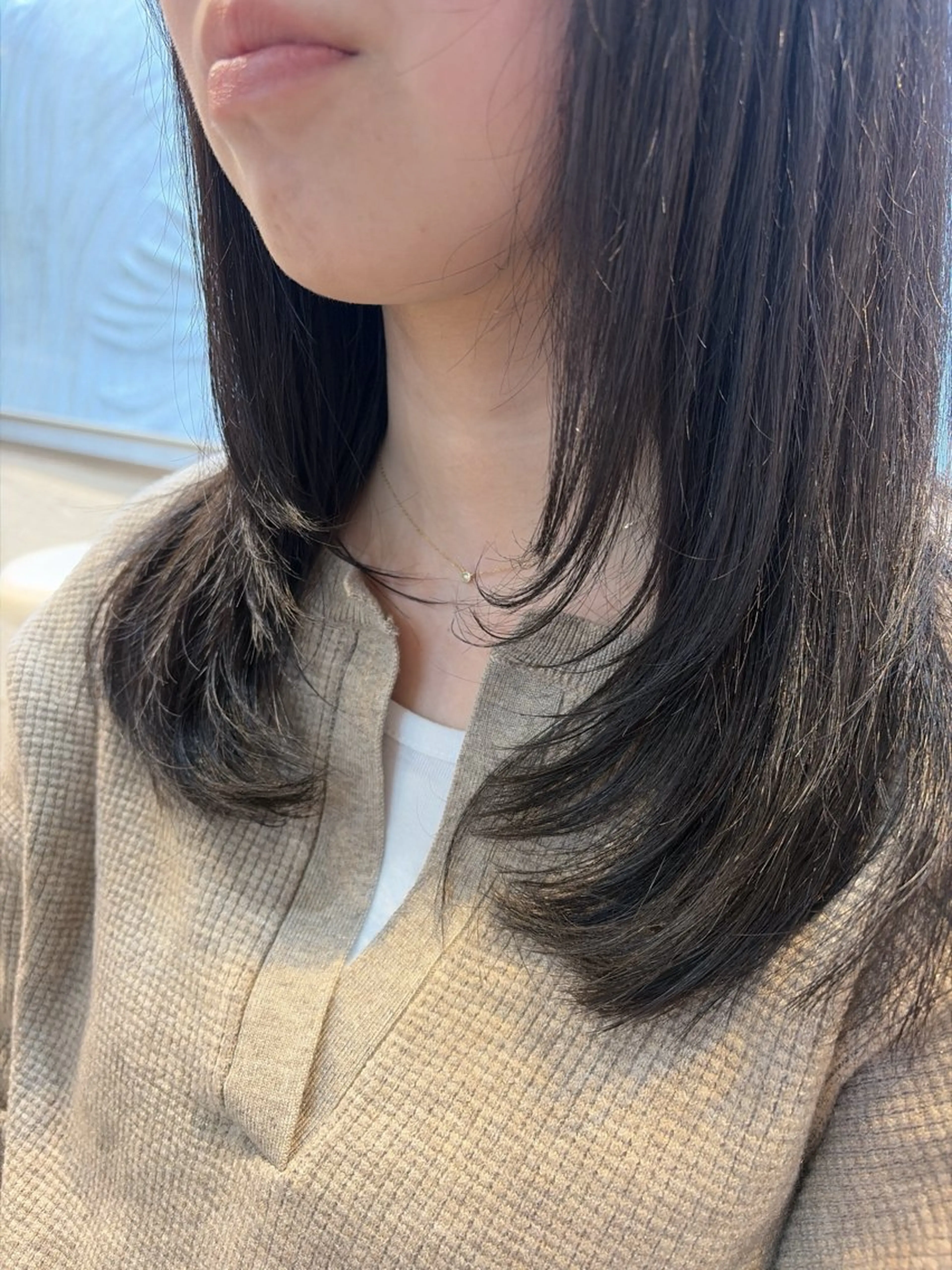 ミディアム カット ヘアカラー トリートメント 🫧艶感カラー /Ruu🫧のヘアスタイル