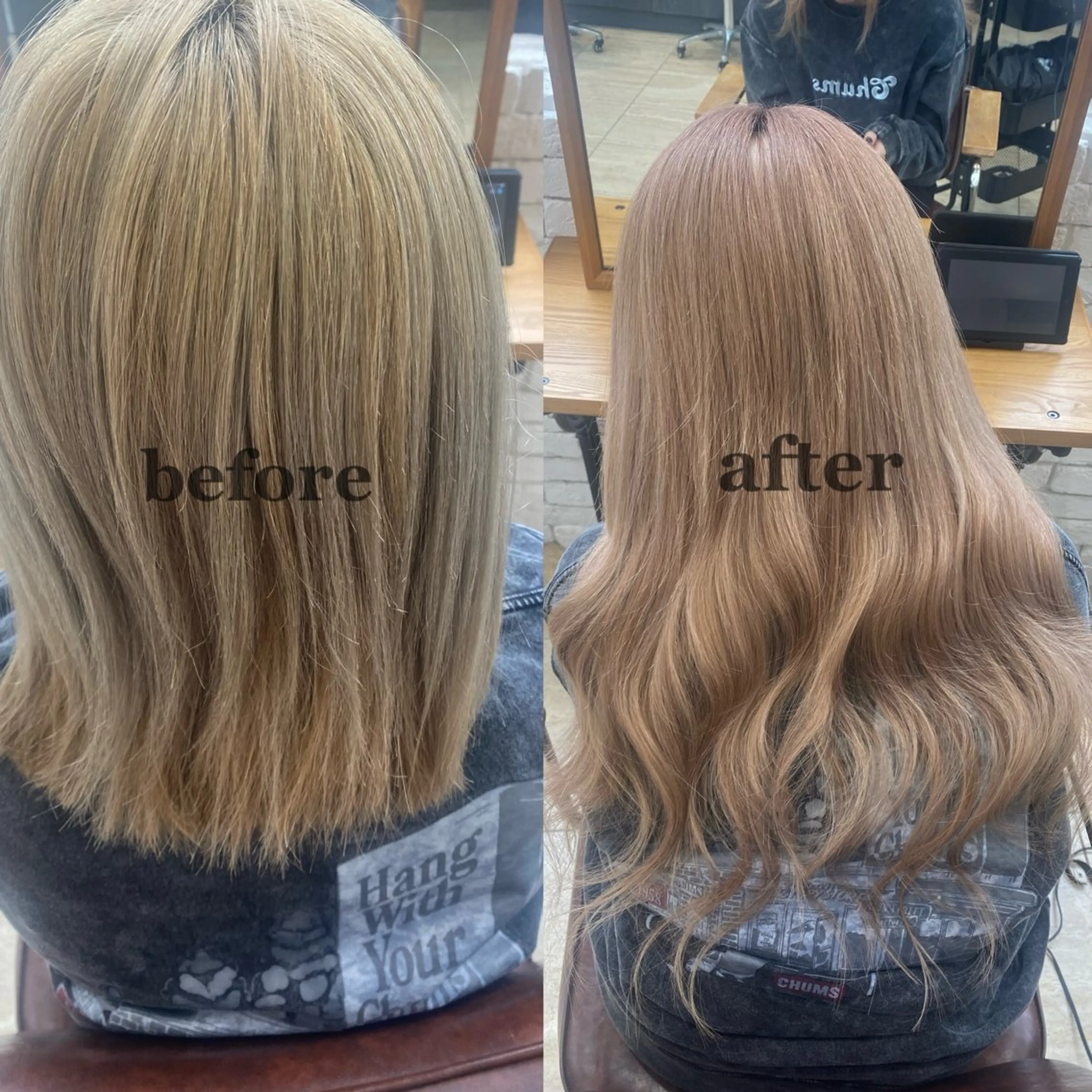 ミディアム エクステ ヘアカラー Belle   / kaede🍁のヘアスタイル