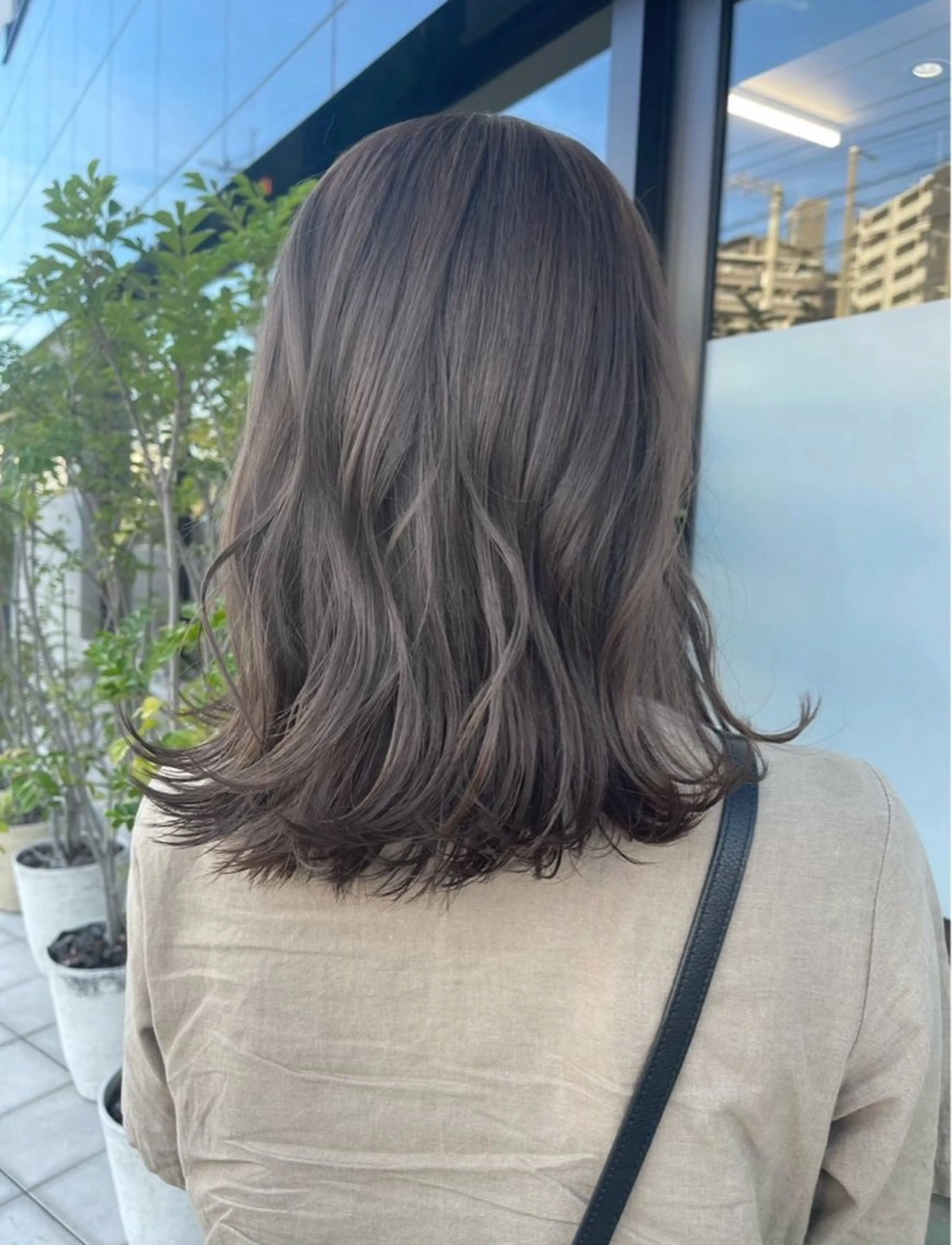 カラー 博多/ ブリーチ/暖色/色味のヘアスタイル