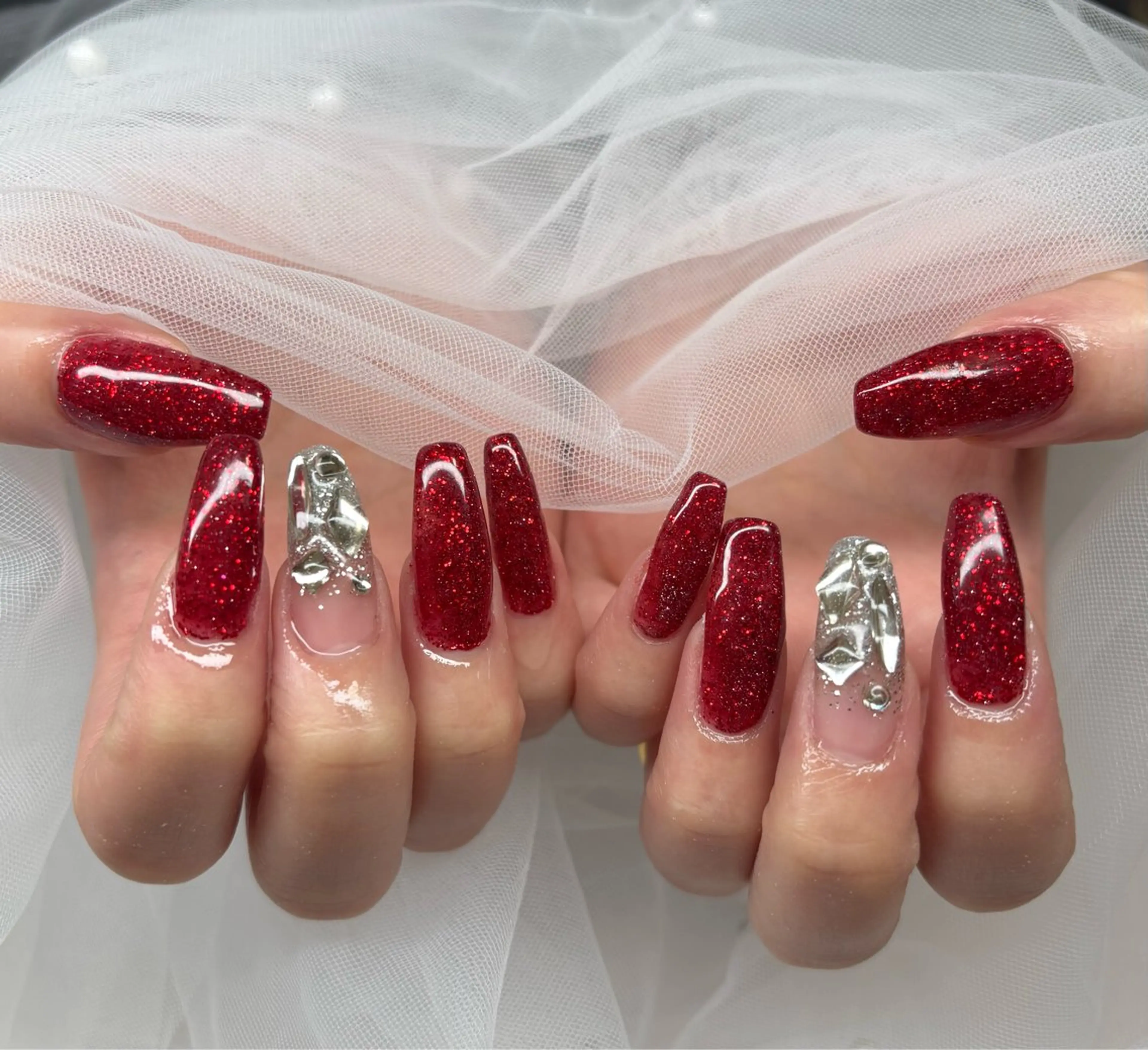 ネイル フラッシュネイル マグネットネイル ハンドネイル NAILSALON ViViのネイルデザイン