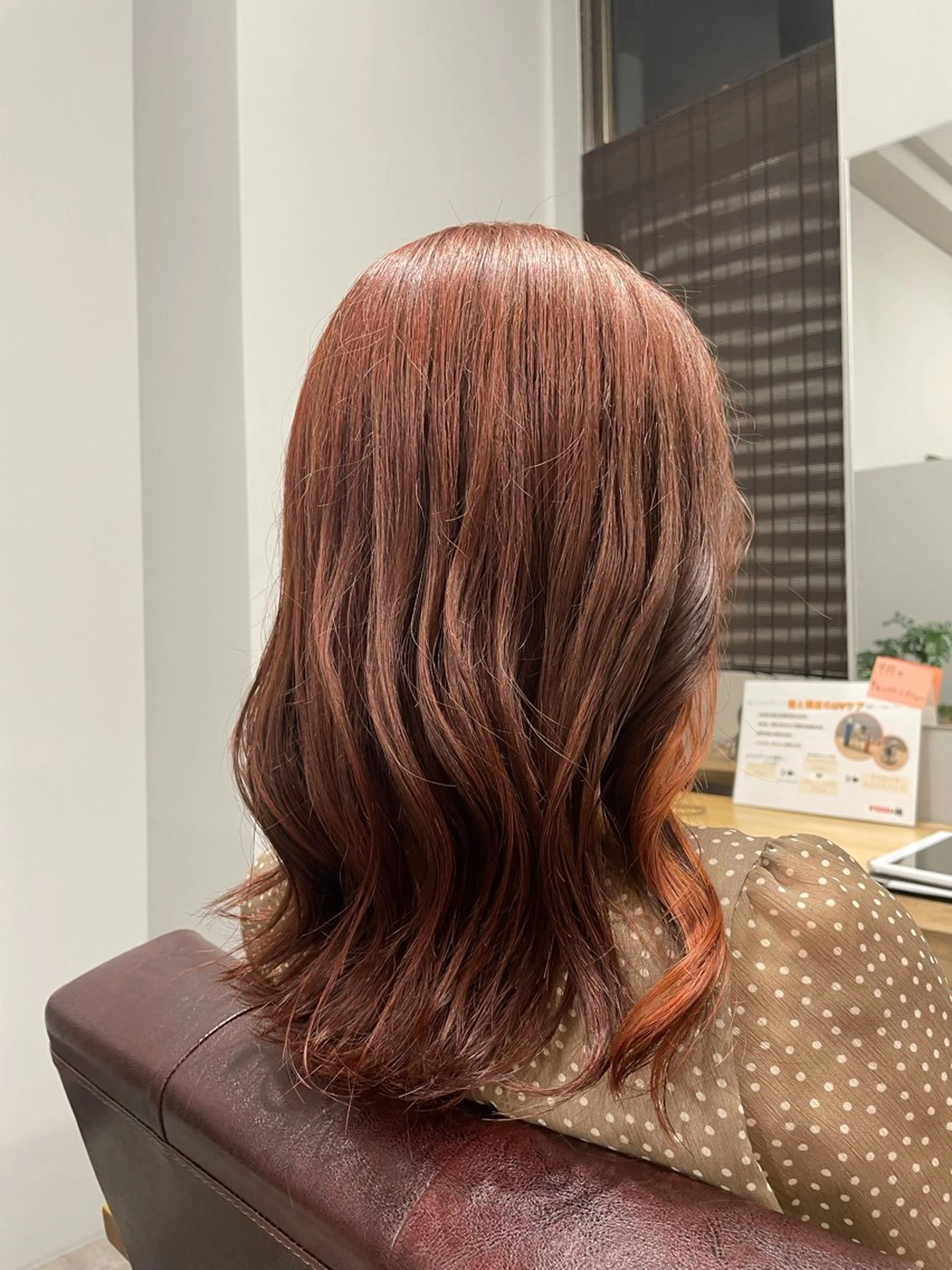 【ご新規様限定30%off】髪質改善カラー＋イヤリングカラー[ミディアム]（マッサージ＆トリートメント付き）の写真