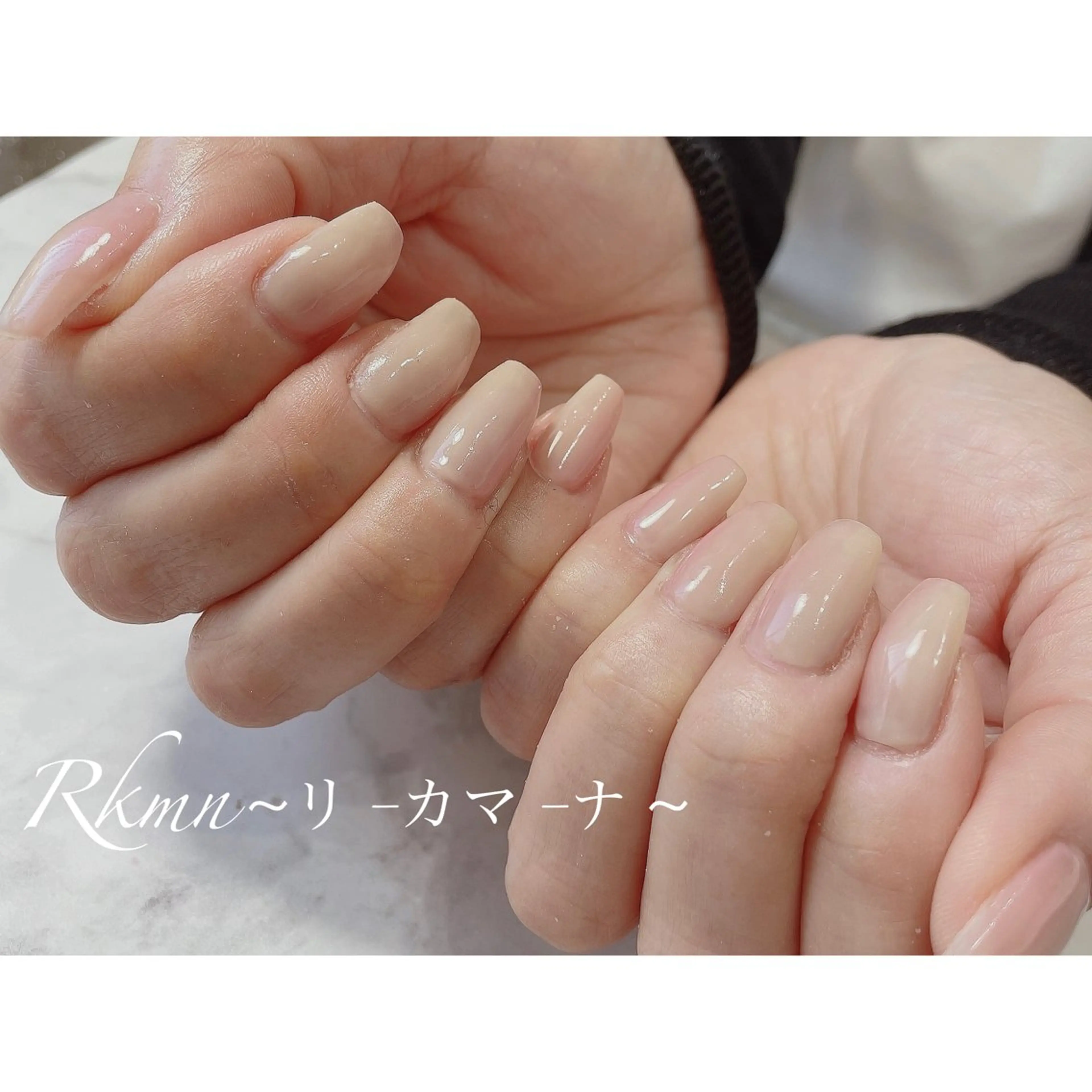 ネイル アートネイル グラデーション 春ネイル ハンドネイル フットネイル ハンドケア Rkmn ~リ-カマ-ナ~のネイルデザイン