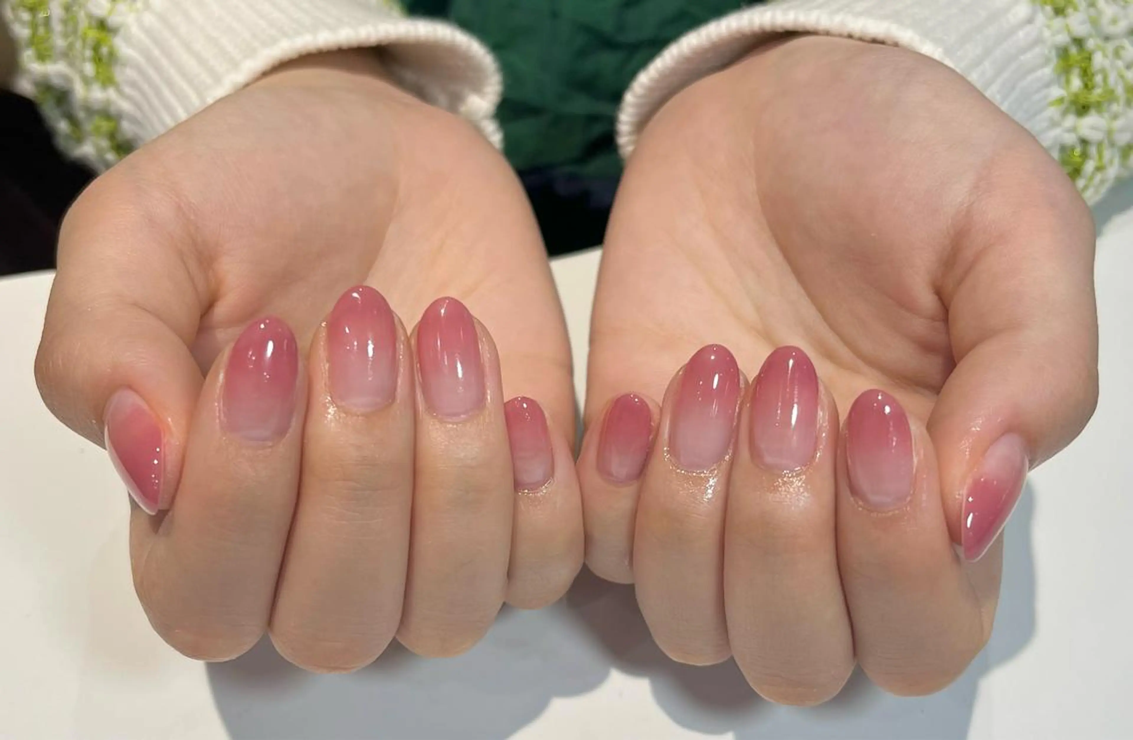 ネイル グラデーション ピンク ハンドネイル MODE K's🧸 tanakaのネイルデザイン