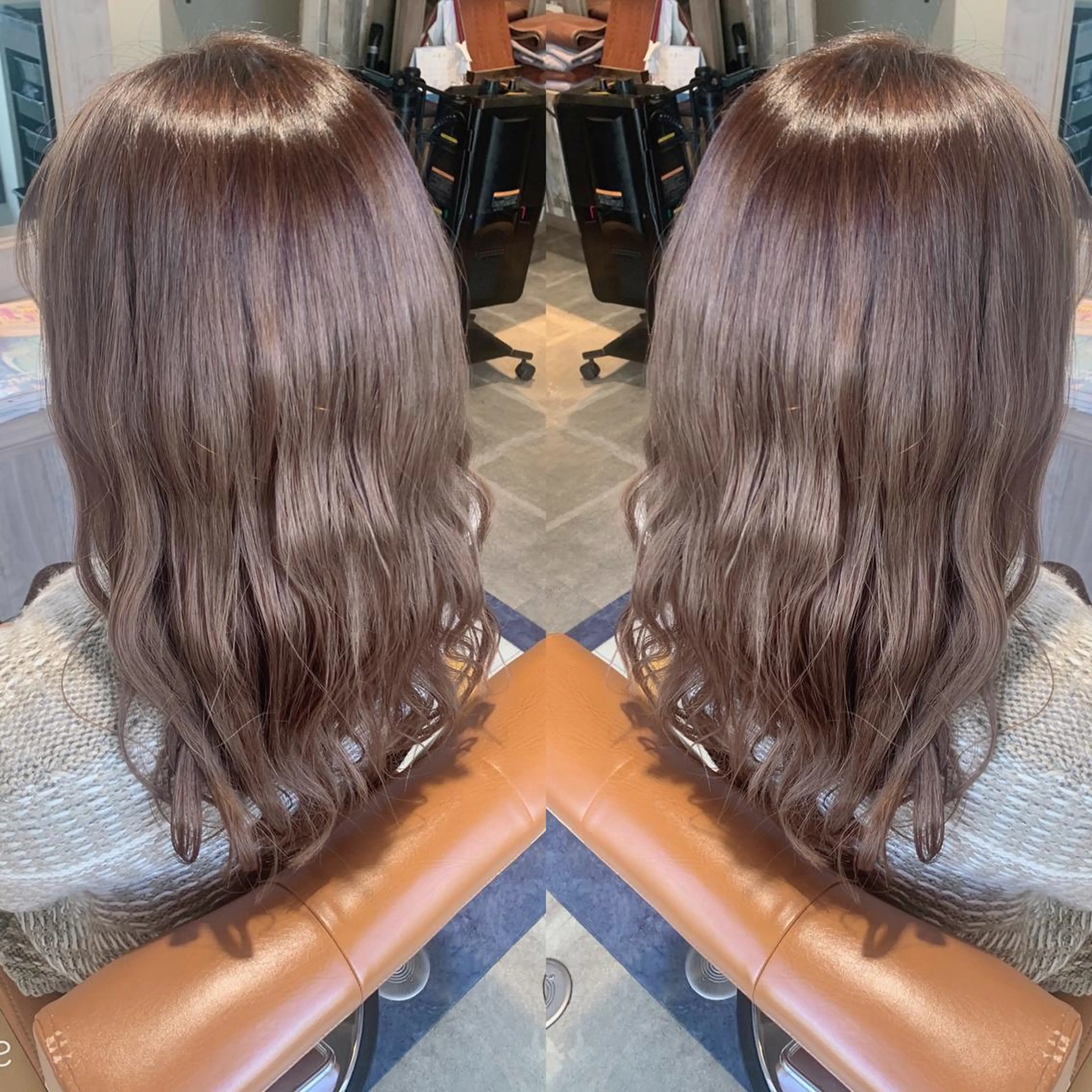 ロング カラー 韓国🇰🇷 ✂︎hair 内田愛のヘアスタイル