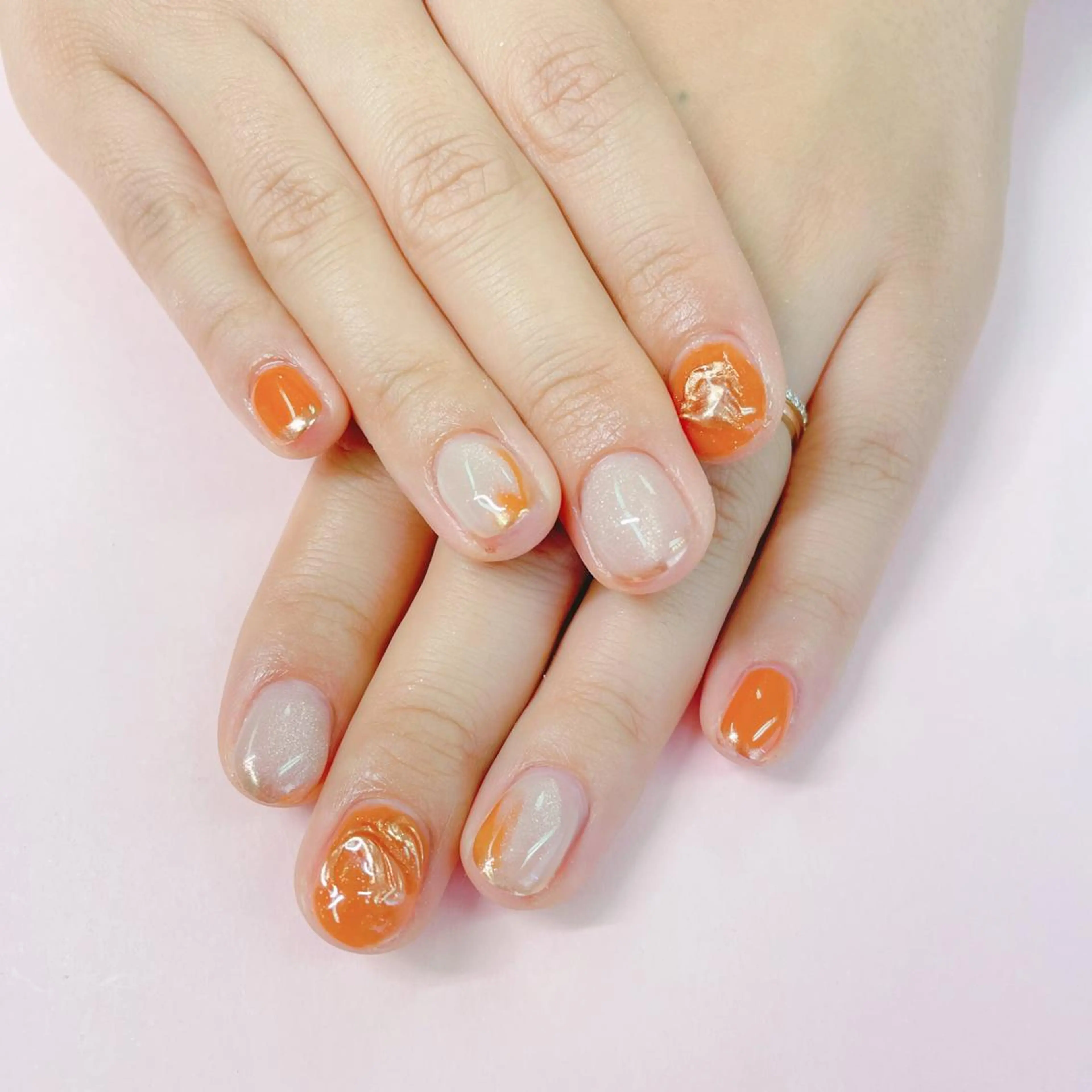 ネイル ハンドネイル 大阪福島 韓国まつげ Sayaka🤍🐩のマツエク・マツパデザイン