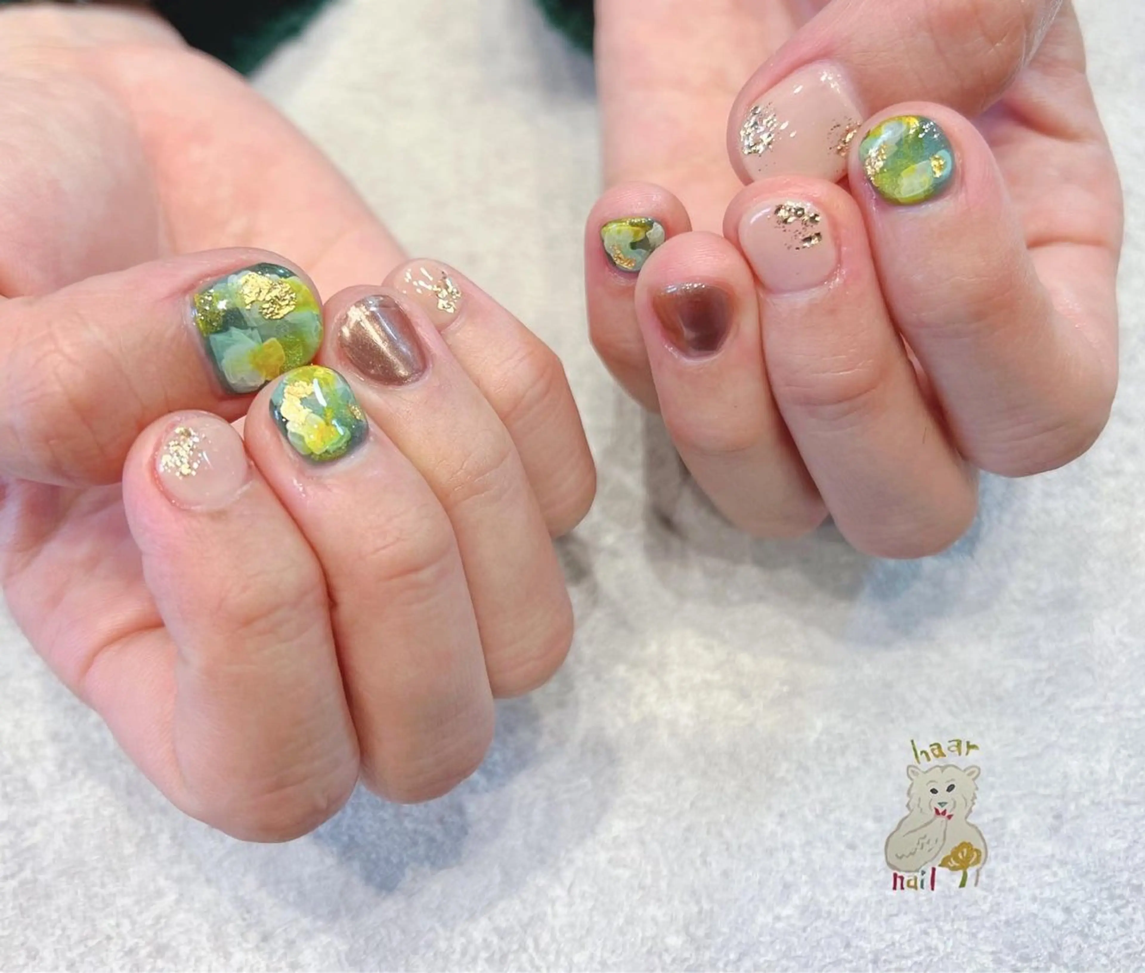 ネイル ハンドネイル 深田 加代のネイルデザイン