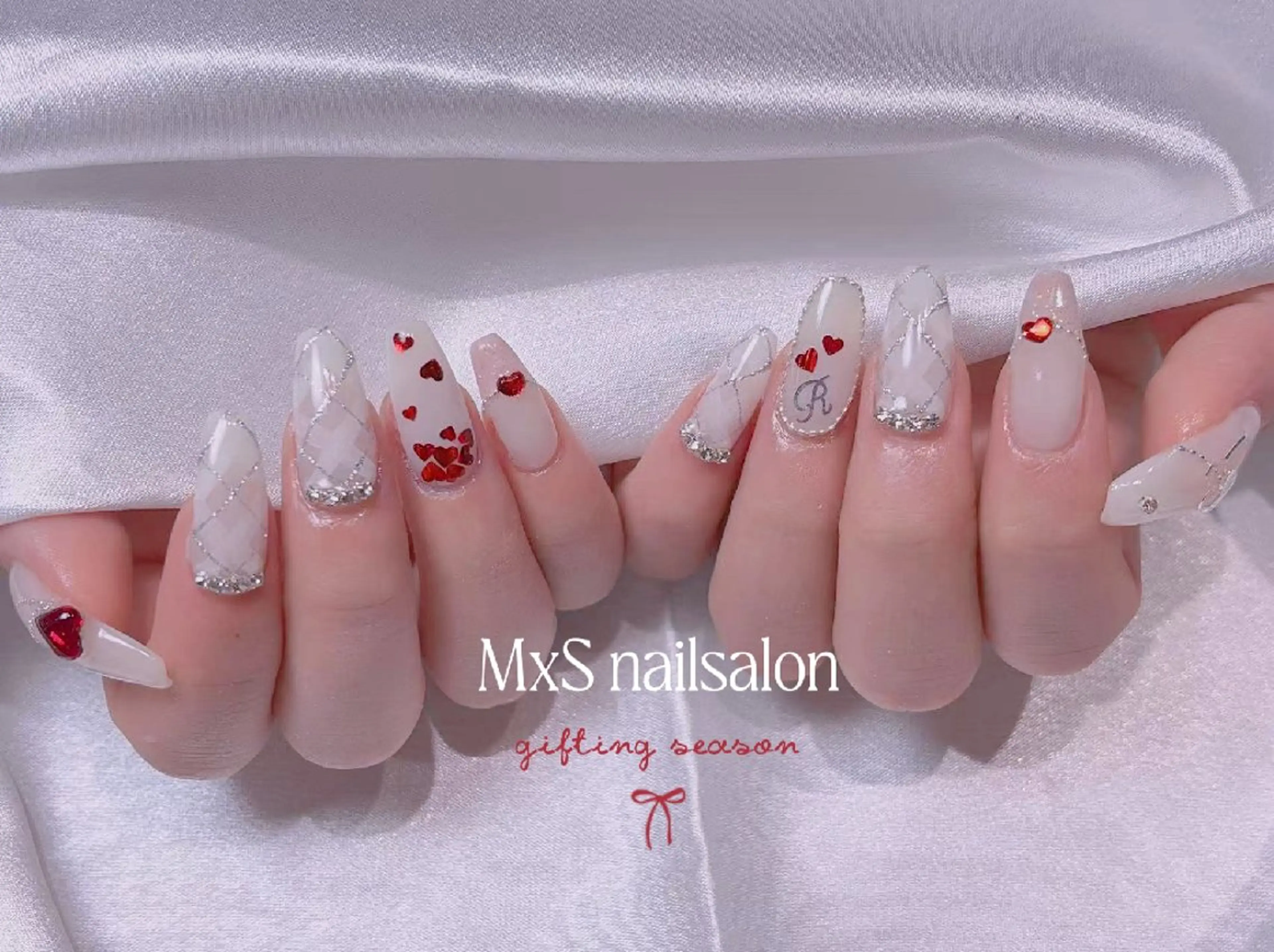 ネイル 成人式 ジェルネイル 韓国ネイル マグネットネイル パラジェル ハンドネイル MxS Nail 【長さだし/フィルイン/マグネット/ワンホンネイル/韓国ネイル/パラジェル】所属・M×S Nail みなのネイルデザイン