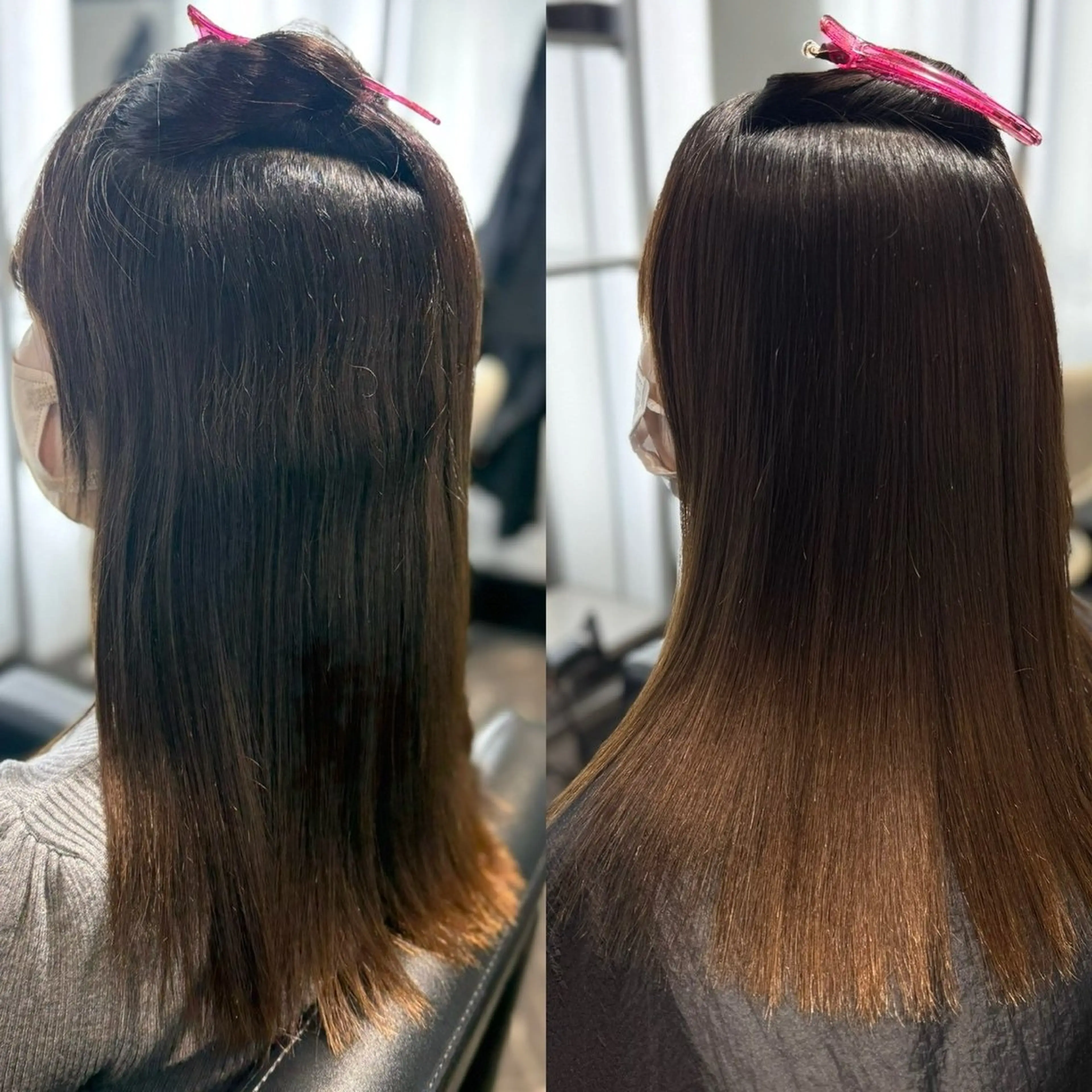 ロング 縮毛矯正 トリートメント LINDOTOKYO梅田所属・酸性ストレート 髪質改善大槻勇樹のヘアスタイル