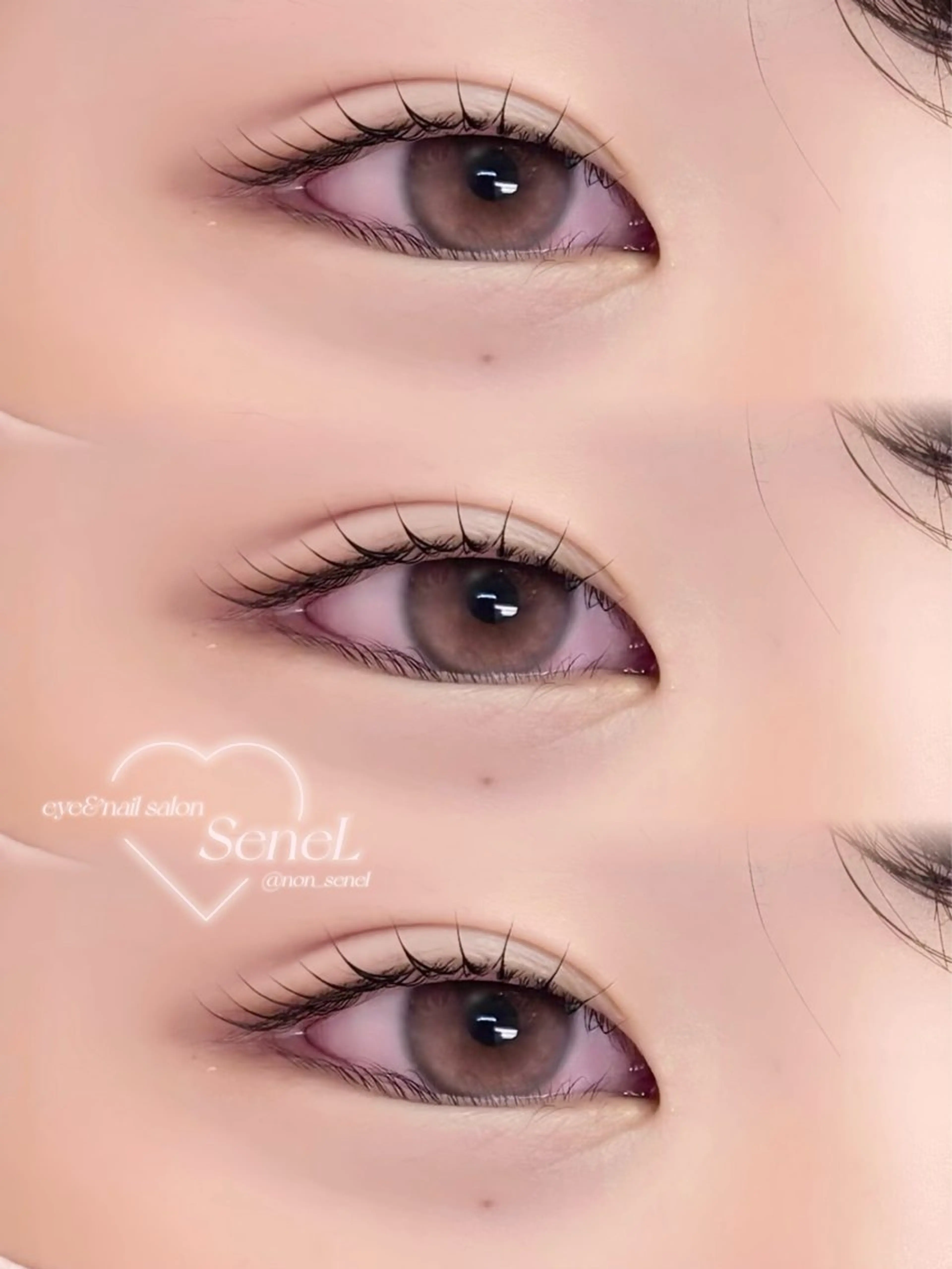 マツエク・マツパ 一重×まつ毛パーマ eye＋nano所属・韓国風束感まつ毛🩵 Nozomiの眉毛・アイブロウイメージ