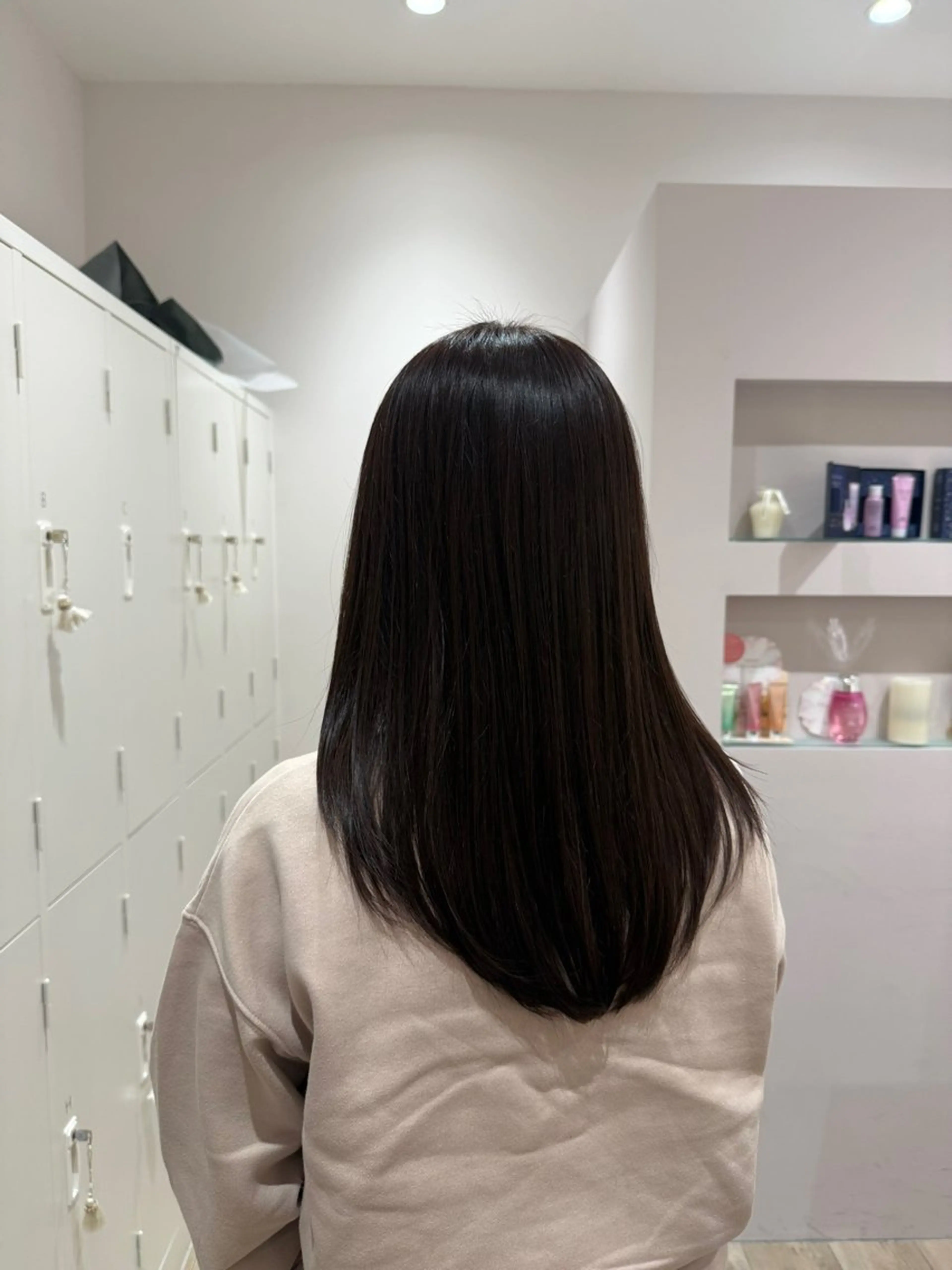 ロング カラー レイヤーカット カット ヘアカラー RosierBlue 工藤のヘアスタイル