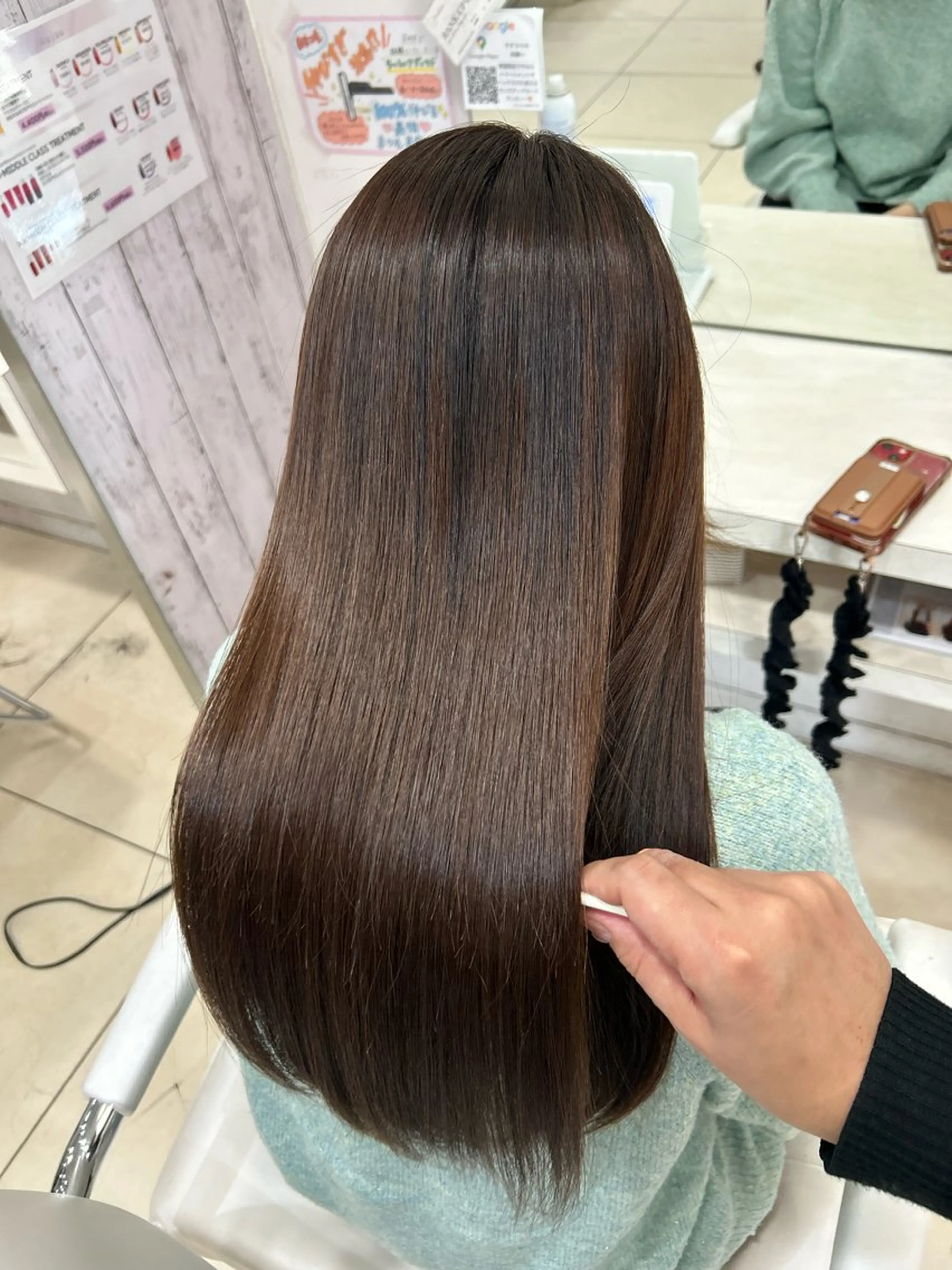 ロング カット ヘアカラー トリートメント 【髪質改善カラー】 瀧田嵐士🇰🇷のヘアスタイル