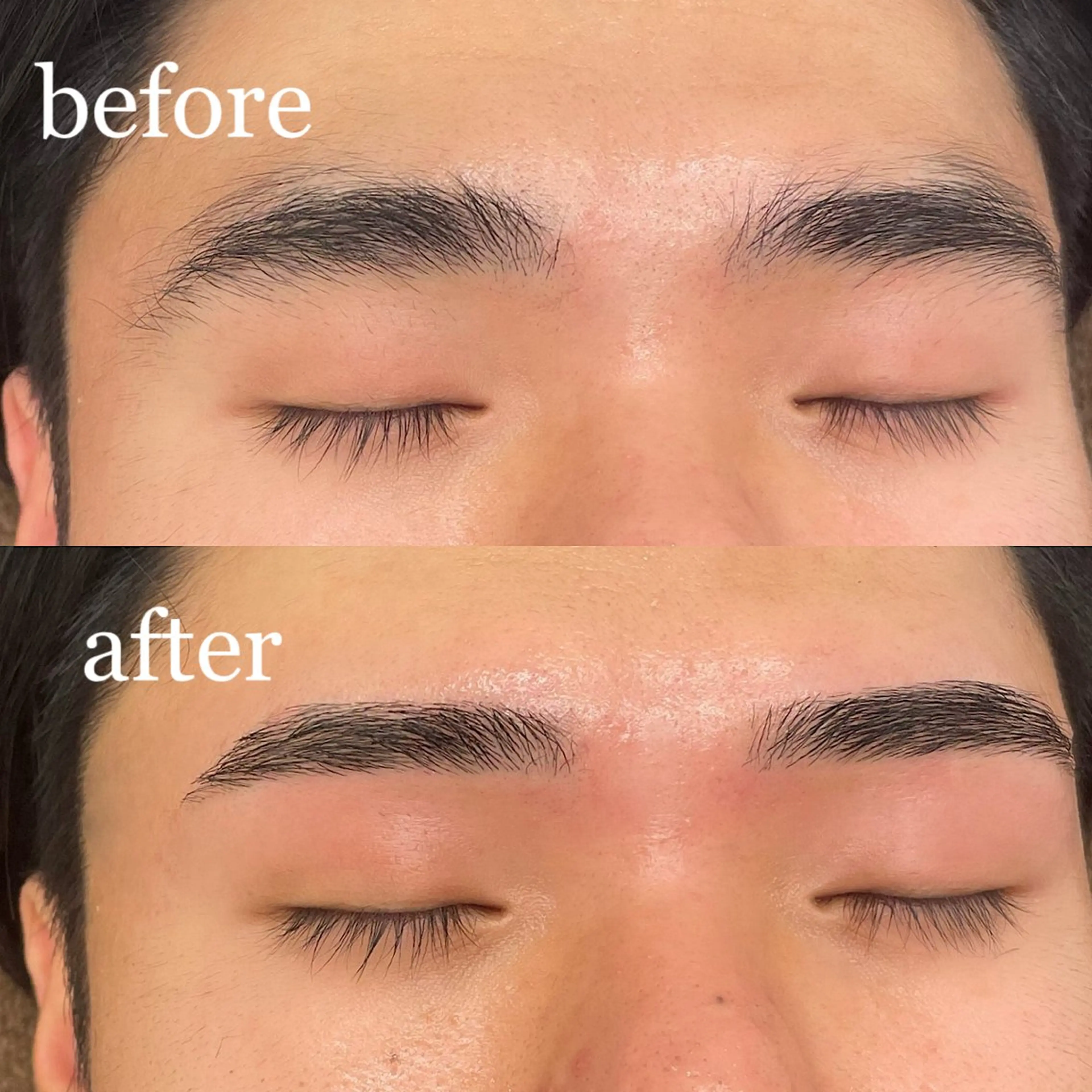 メンズ アイブロウ ワックス脱毛 眉カット メンズ眉毛サロン NeM所属・ヘッドスパ&メンズ 眉毛サロンNeMの眉毛・アイブロウイメージ