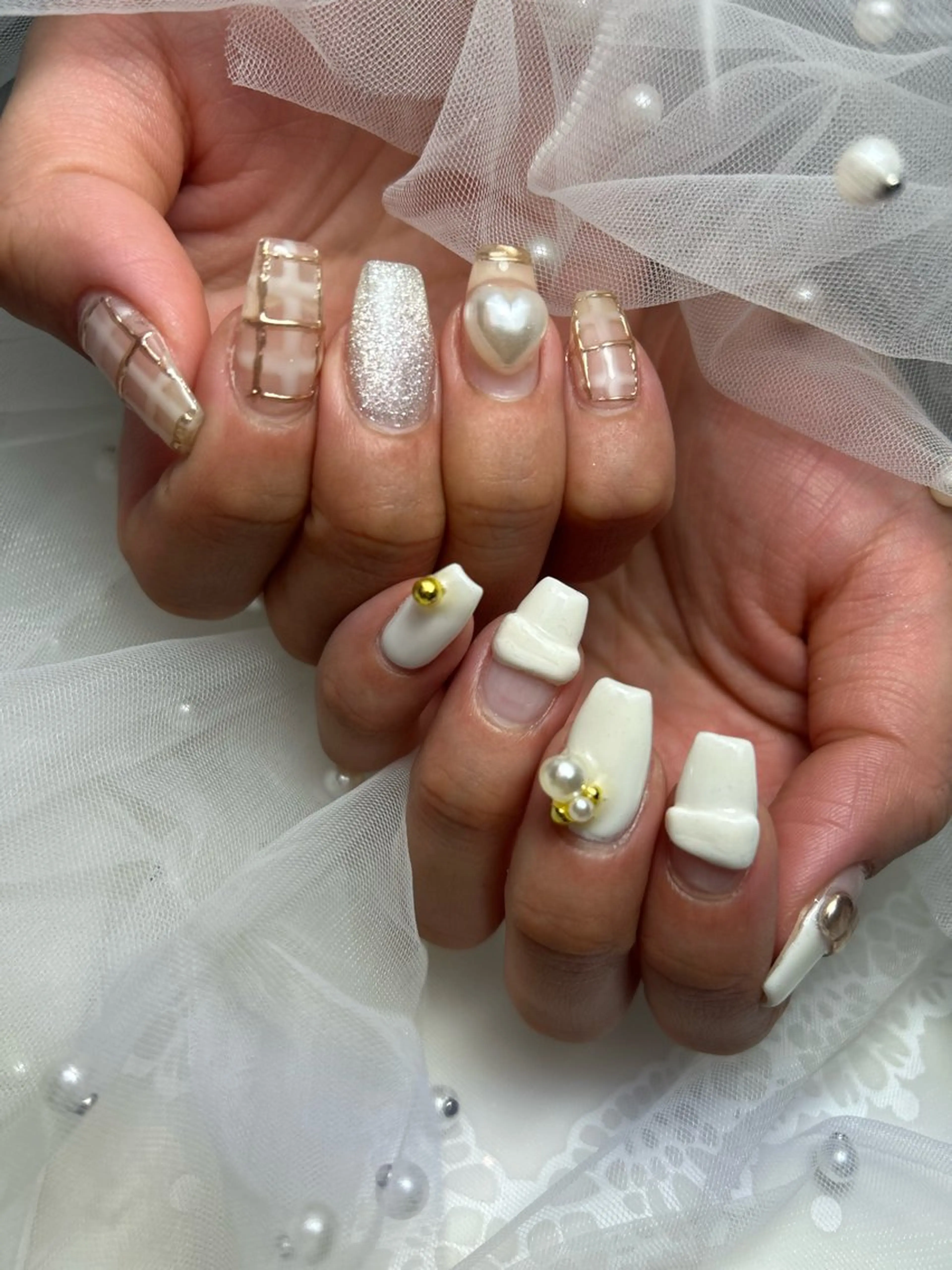 ネイル ハンドネイル フットネイル ✴︎ Delightのネイルデザイン