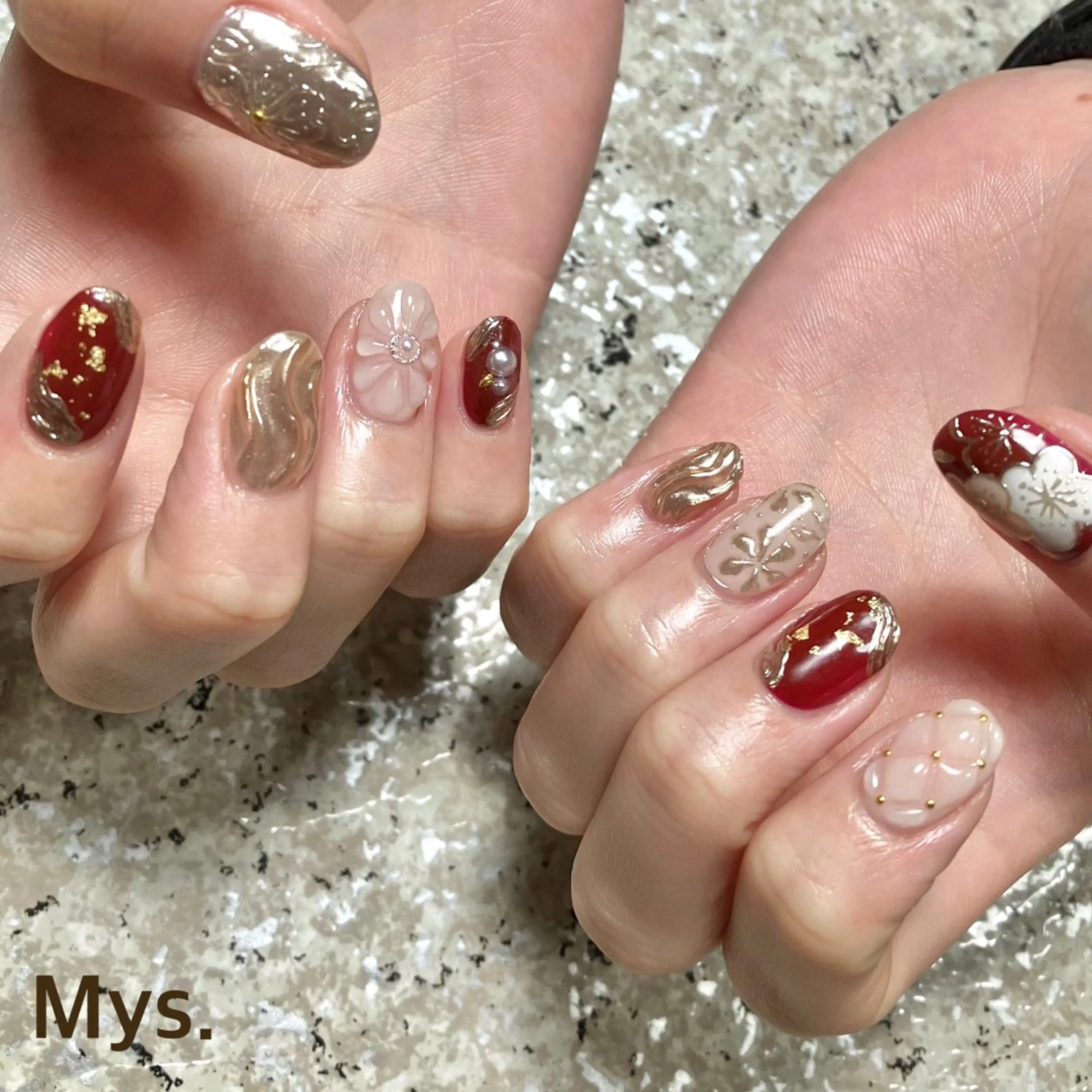 ネイル ハンドネイル Mys. 三上紗紀のネイルデザイン