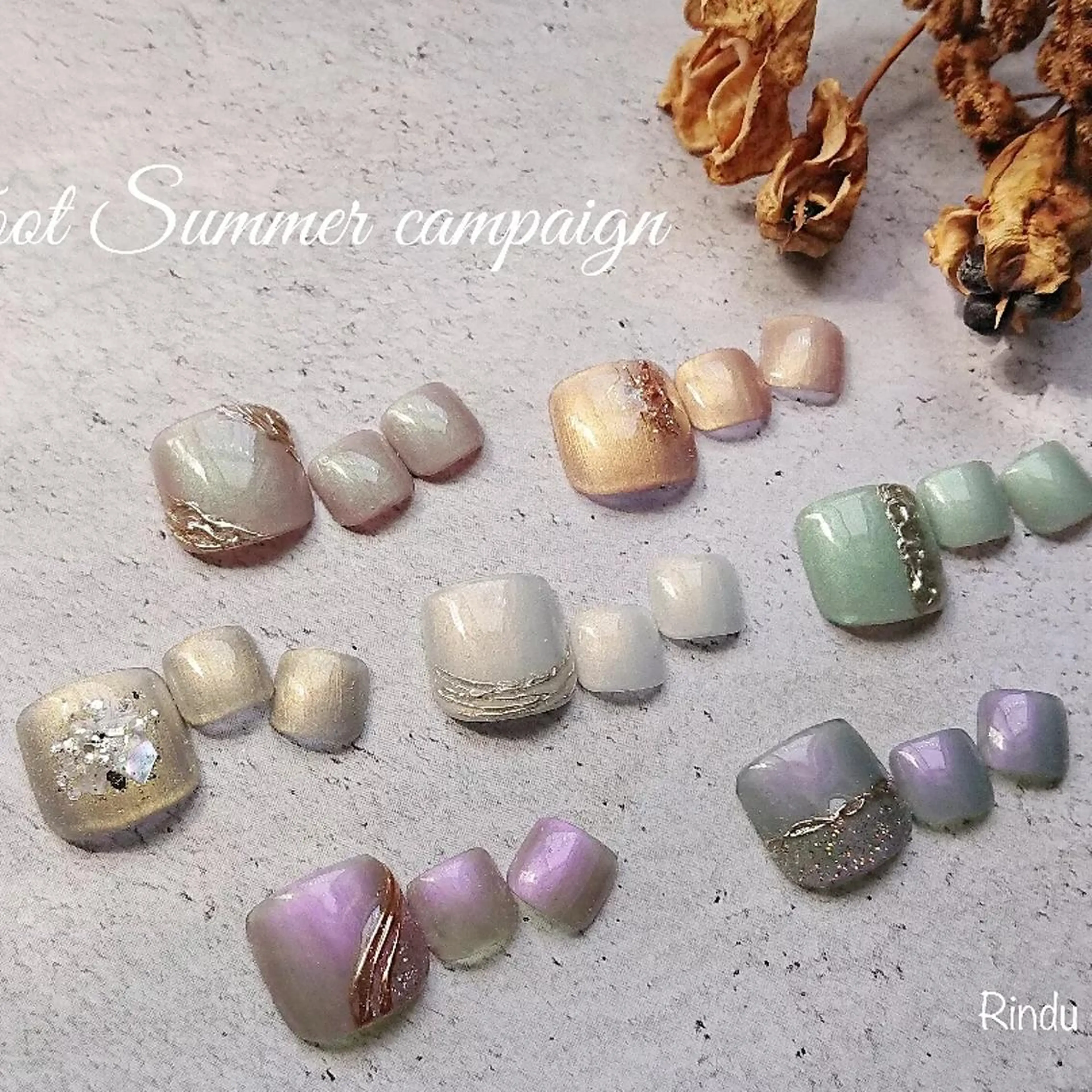 ネイル Rindu Nail 名駅miniのネイルデザイン