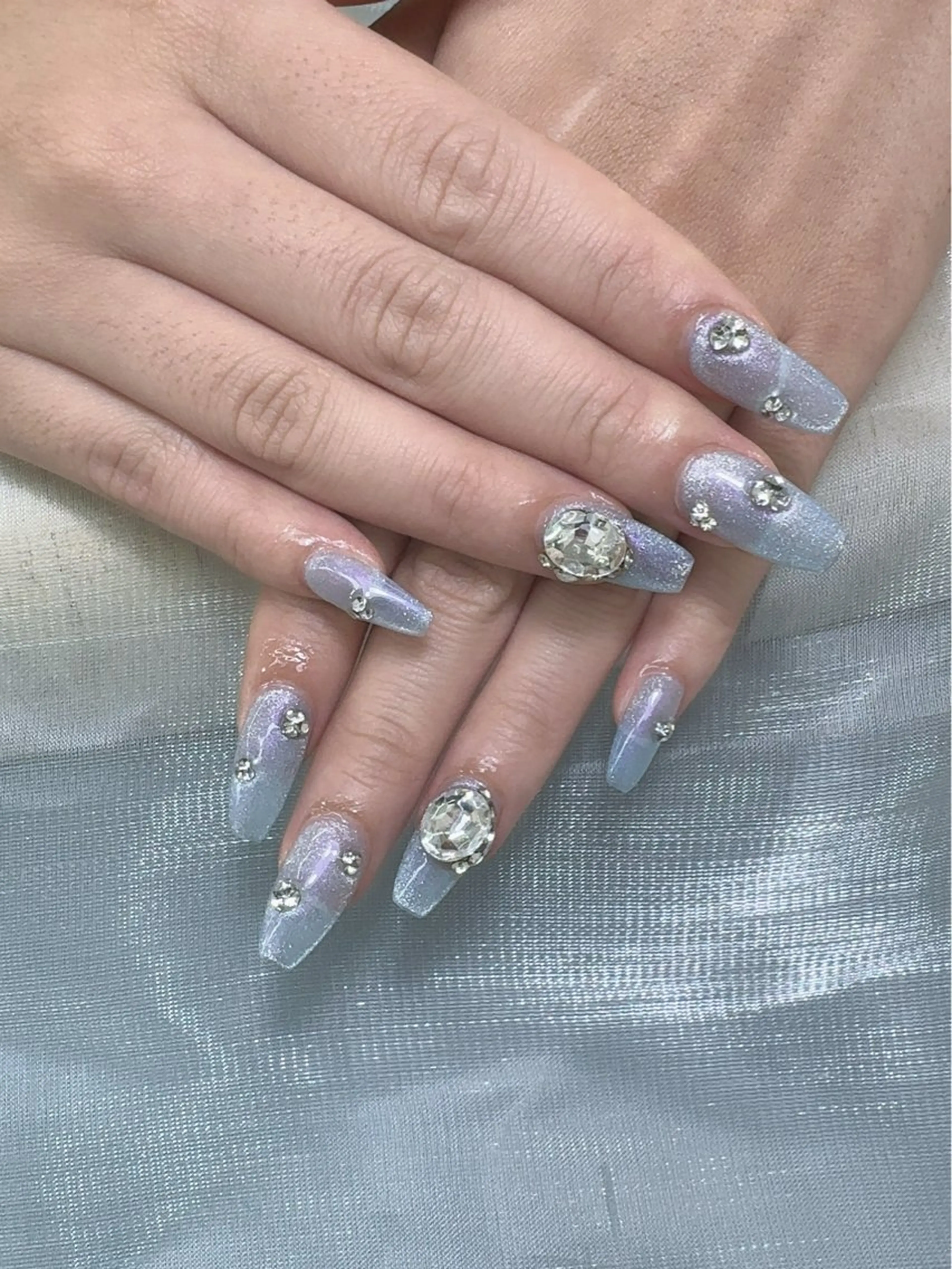 ネイル 長さ出し ワンカラーネイル ネイルチップ D‘OPALEサロン所属・さイ どうのネイルデザイン