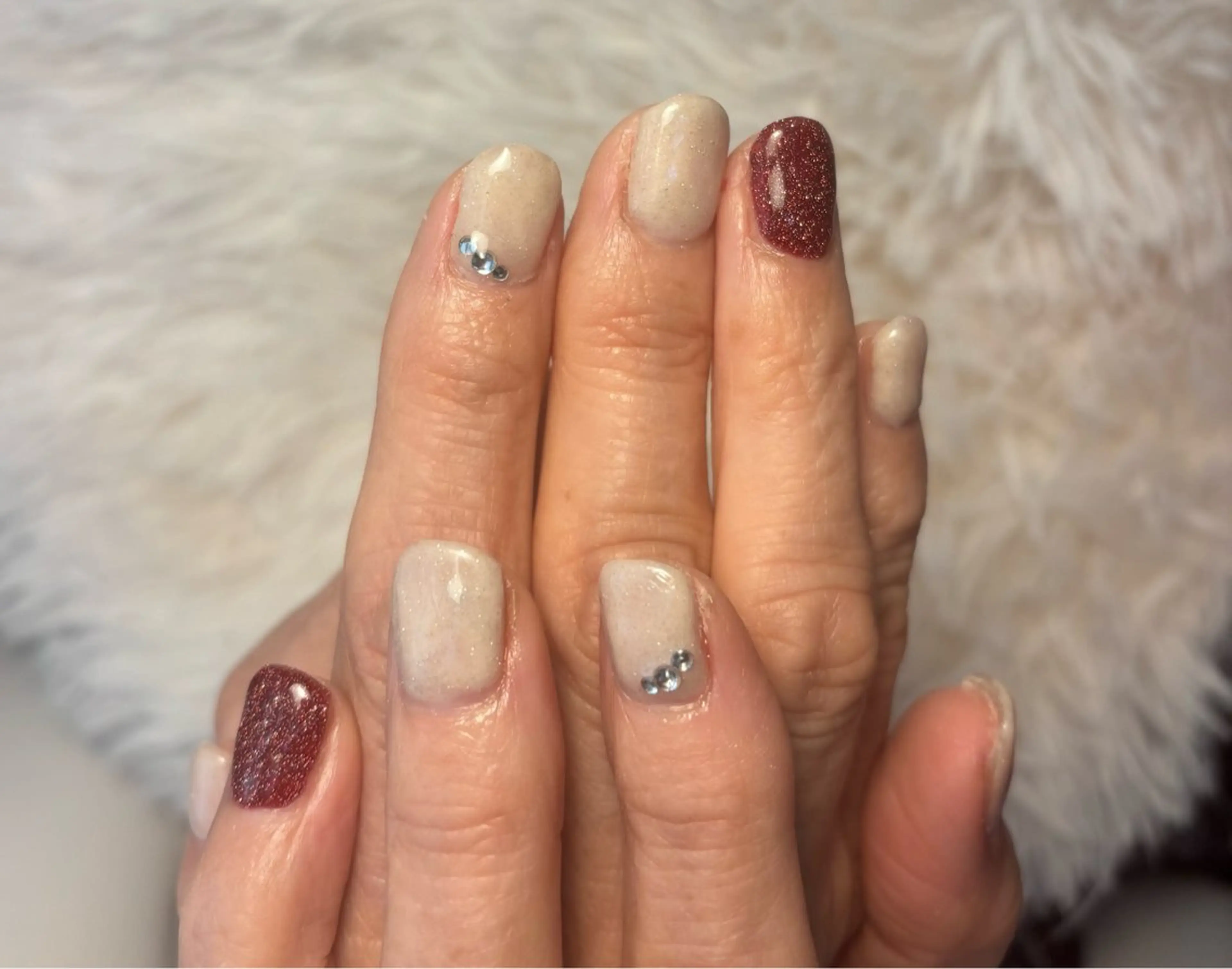 ネイル フラッシュネイル フットネイル フレンチネイル ジェルネイル ガラスフレンチ Nail salon Natulalのネイルデザイン