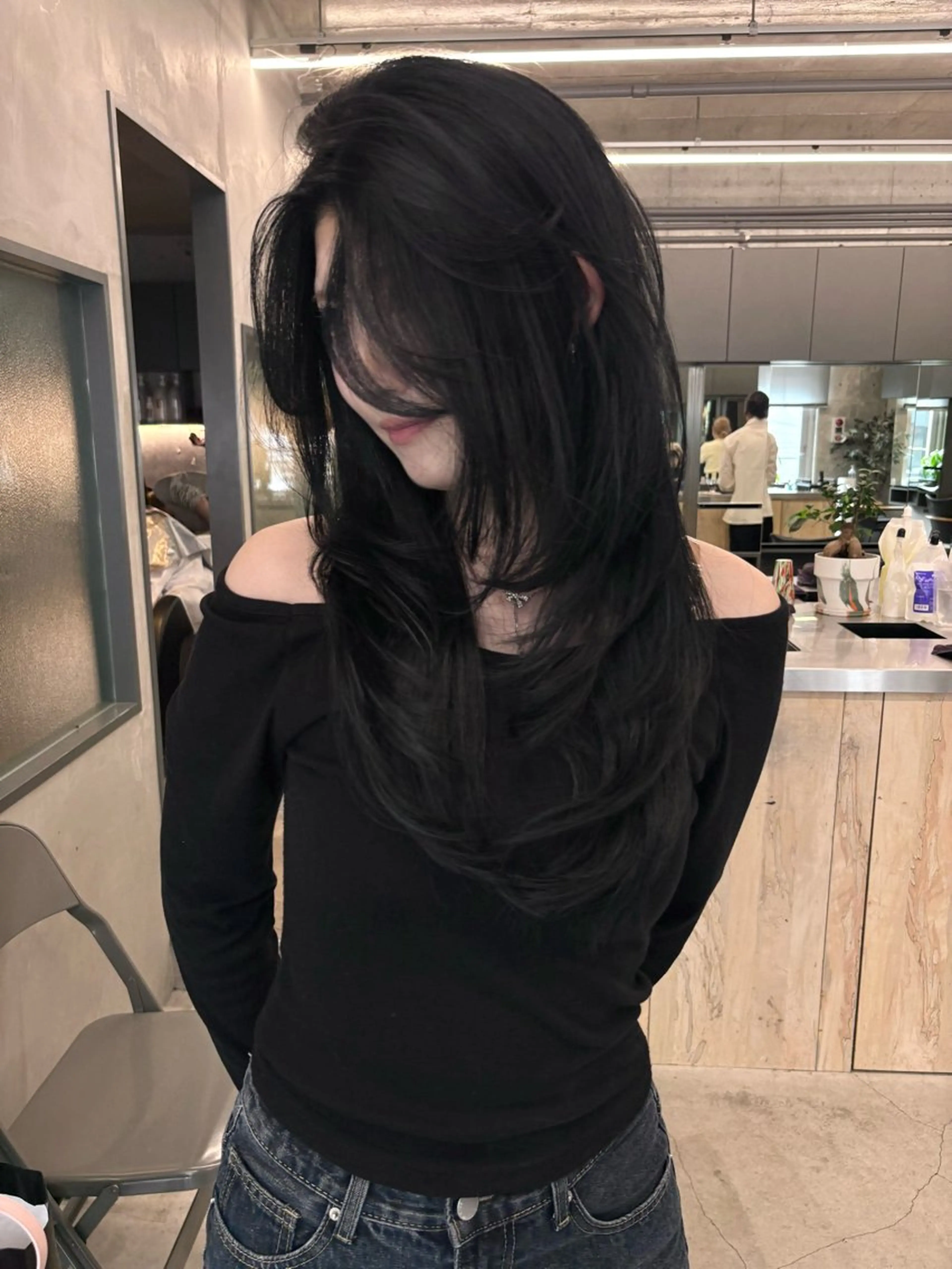 ロング カラー カット ヘアカラー トリートメント レイヤー/柔色 カラー/SAkiのヘアスタイル