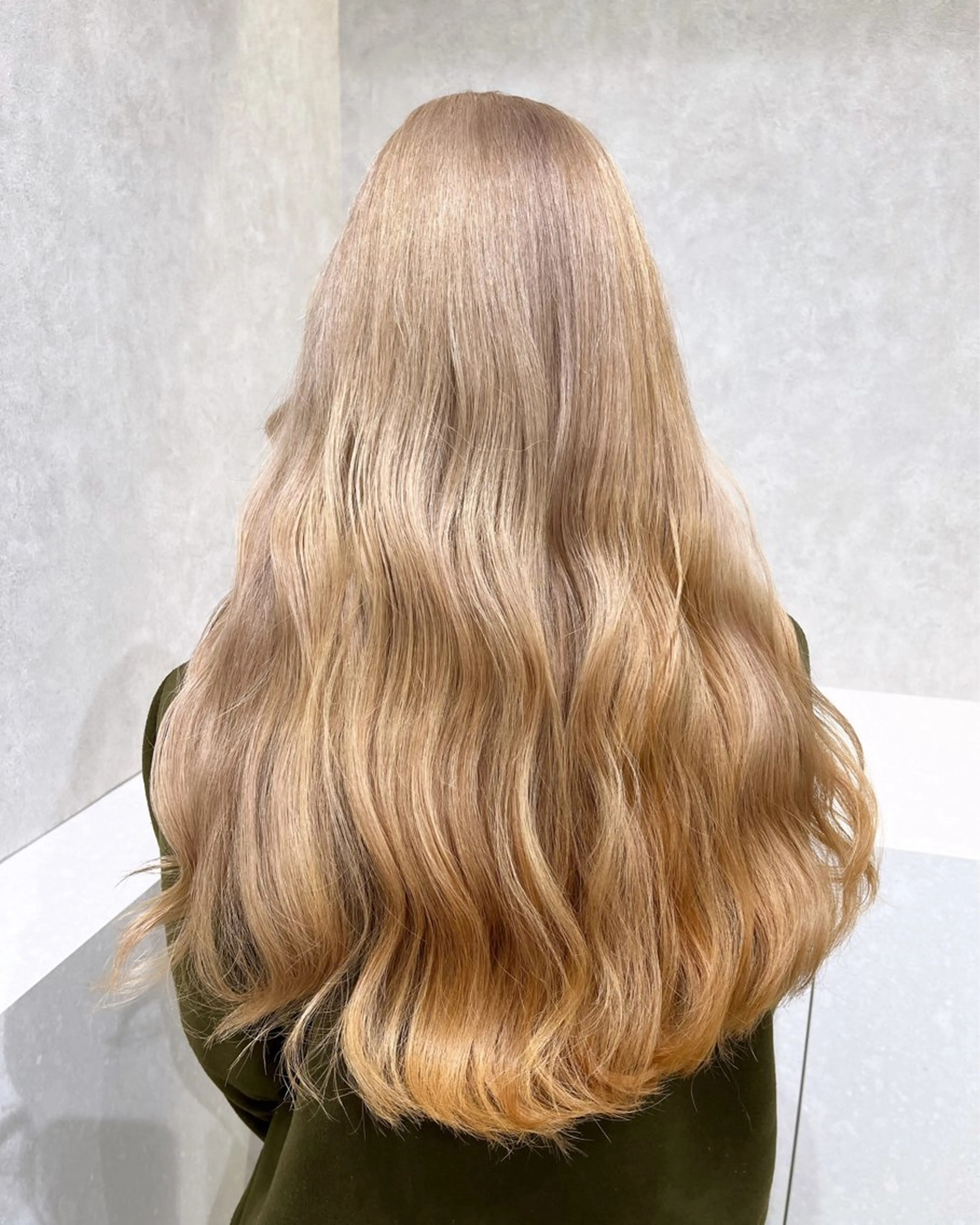 ロング カラー 韓国ヘア🇰🇷透明 感カラー/yui🎀のヘアスタイル