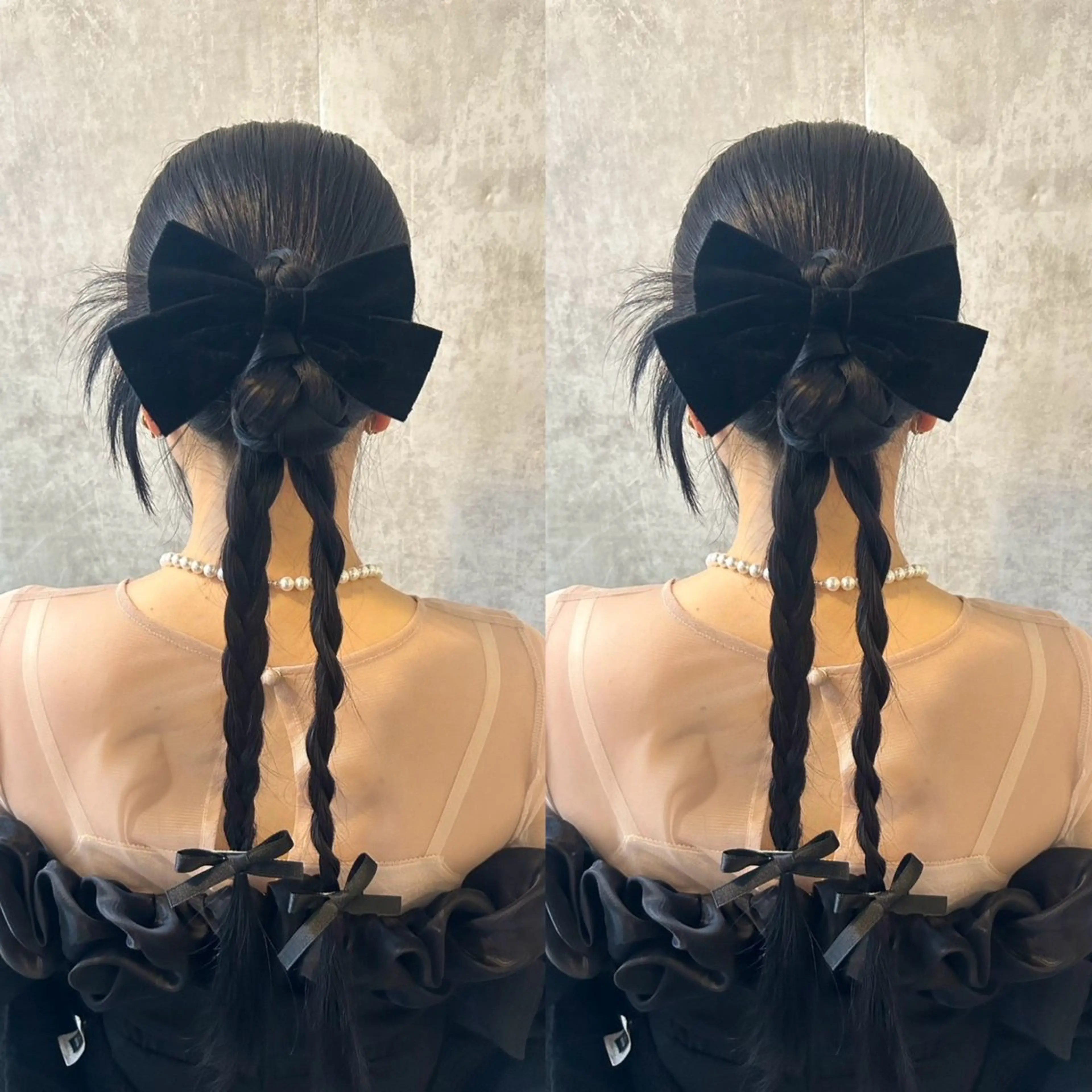 ロング ヘアアレンジ 結婚式・ブライダル ロング シールエクステ🎀 羽エクステ🌙しぇるのヘアスタイル