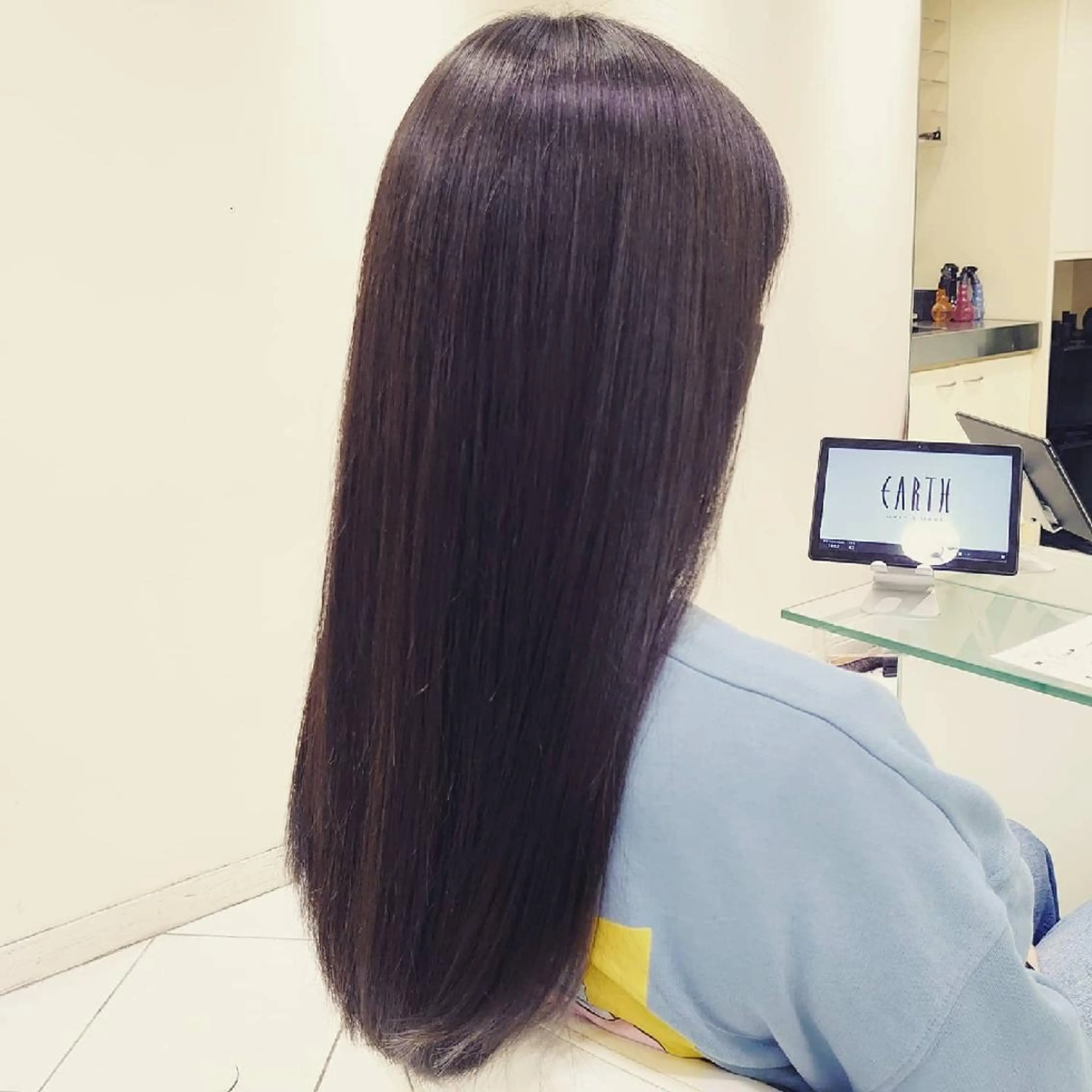 新規限定『カット+艶系透明感暗髪ワンカラー(くすみブラウン系)+スパシャンプー+トリートメント』¥14960→¥8000の写真