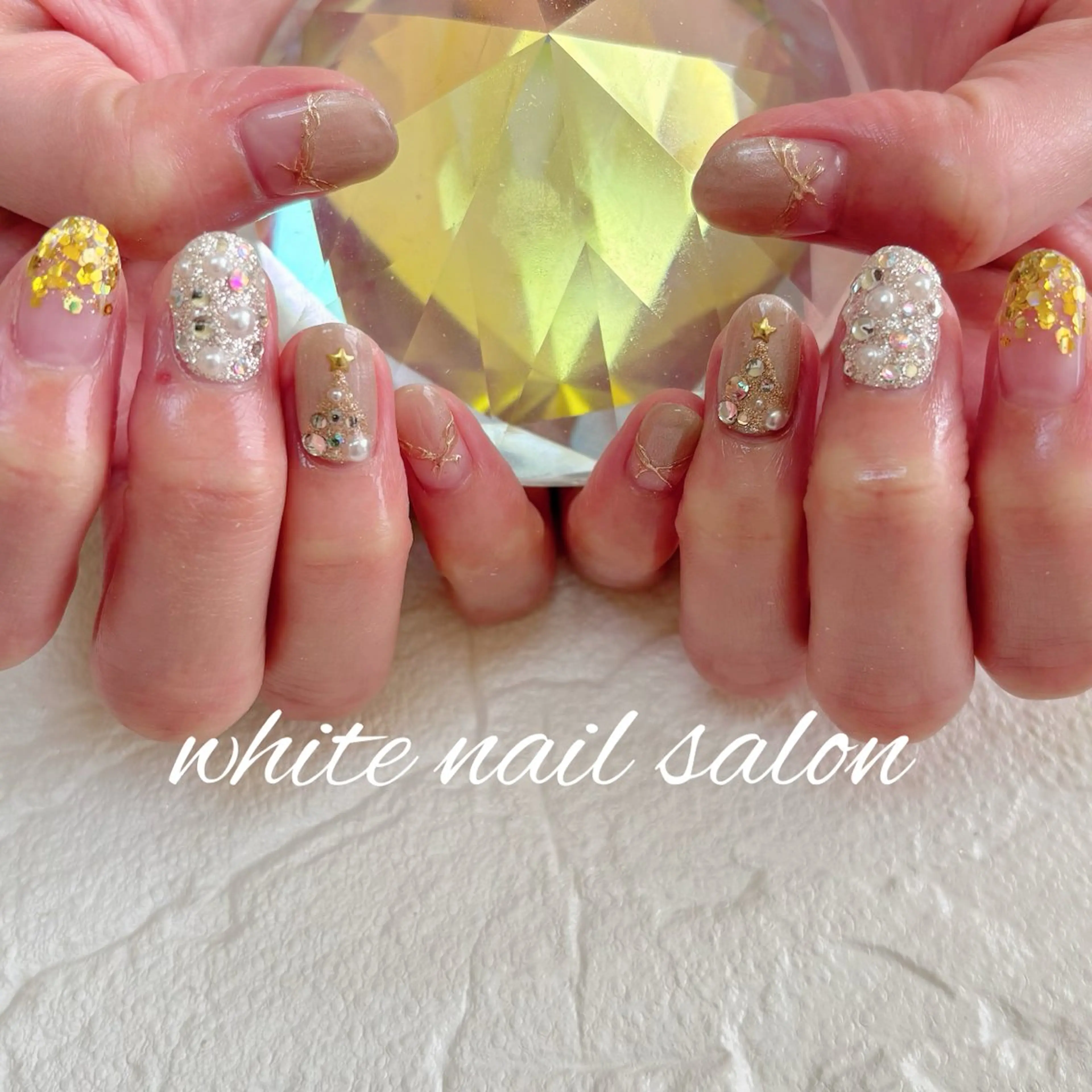 ネイル フットネイル ハンドネイル white nail salonのネイルデザイン