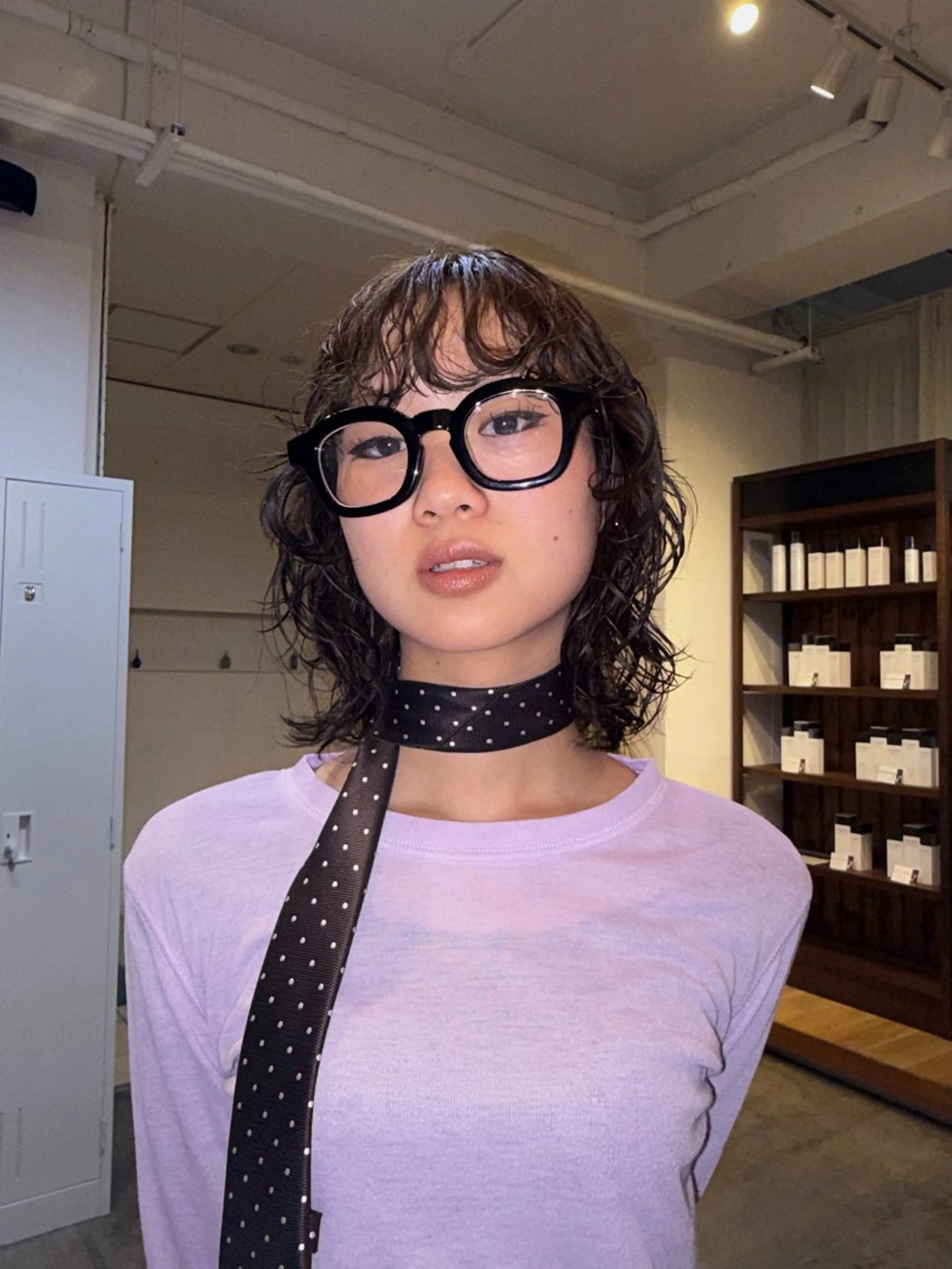 ミディアム カラー パーマ CRAFT HAIR DESIGN所属・ミナ /海外スタイルのヘアスタイル