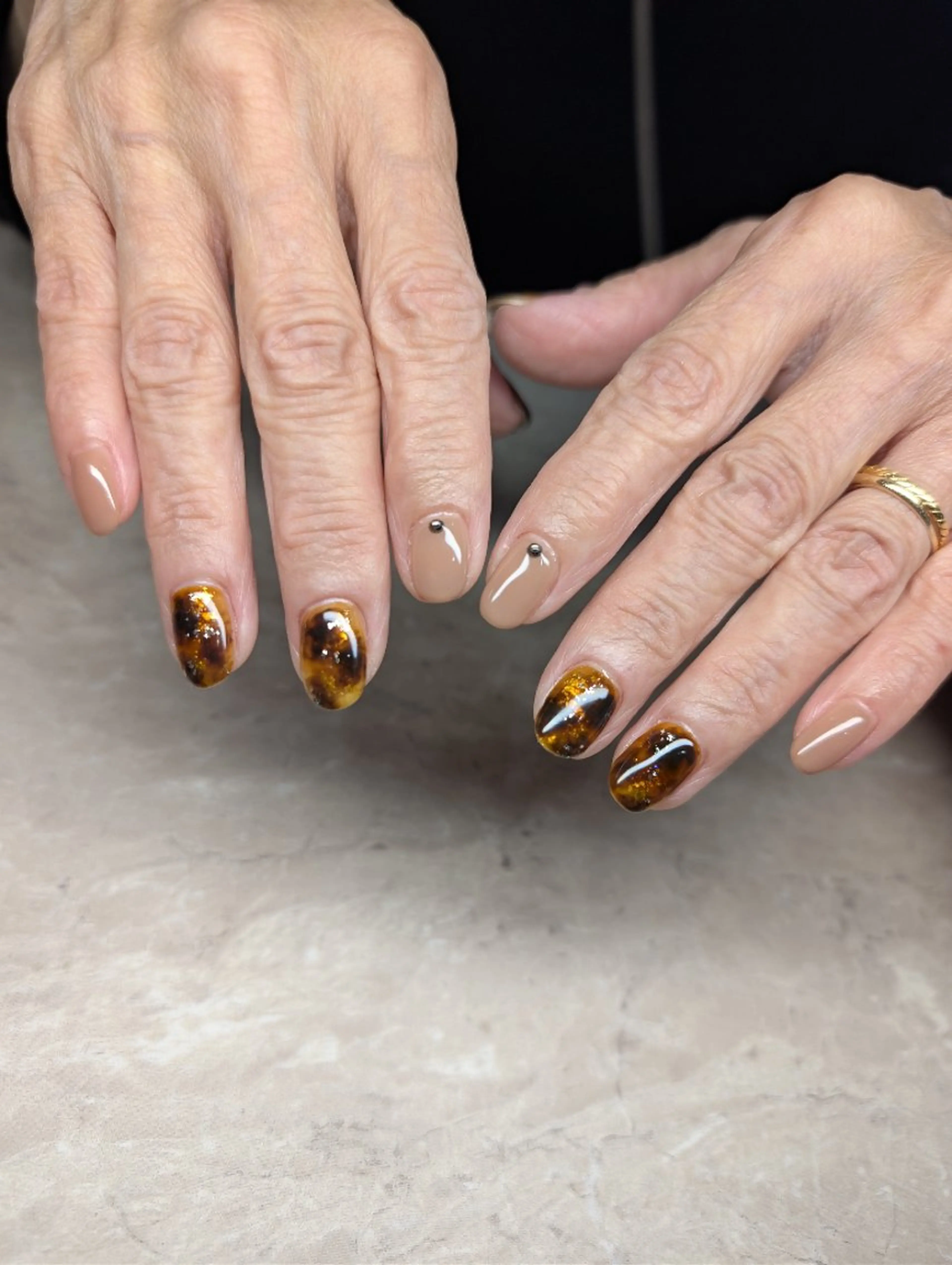 ネイル べっ甲ネイル 8andyu nail♡のネイルデザイン