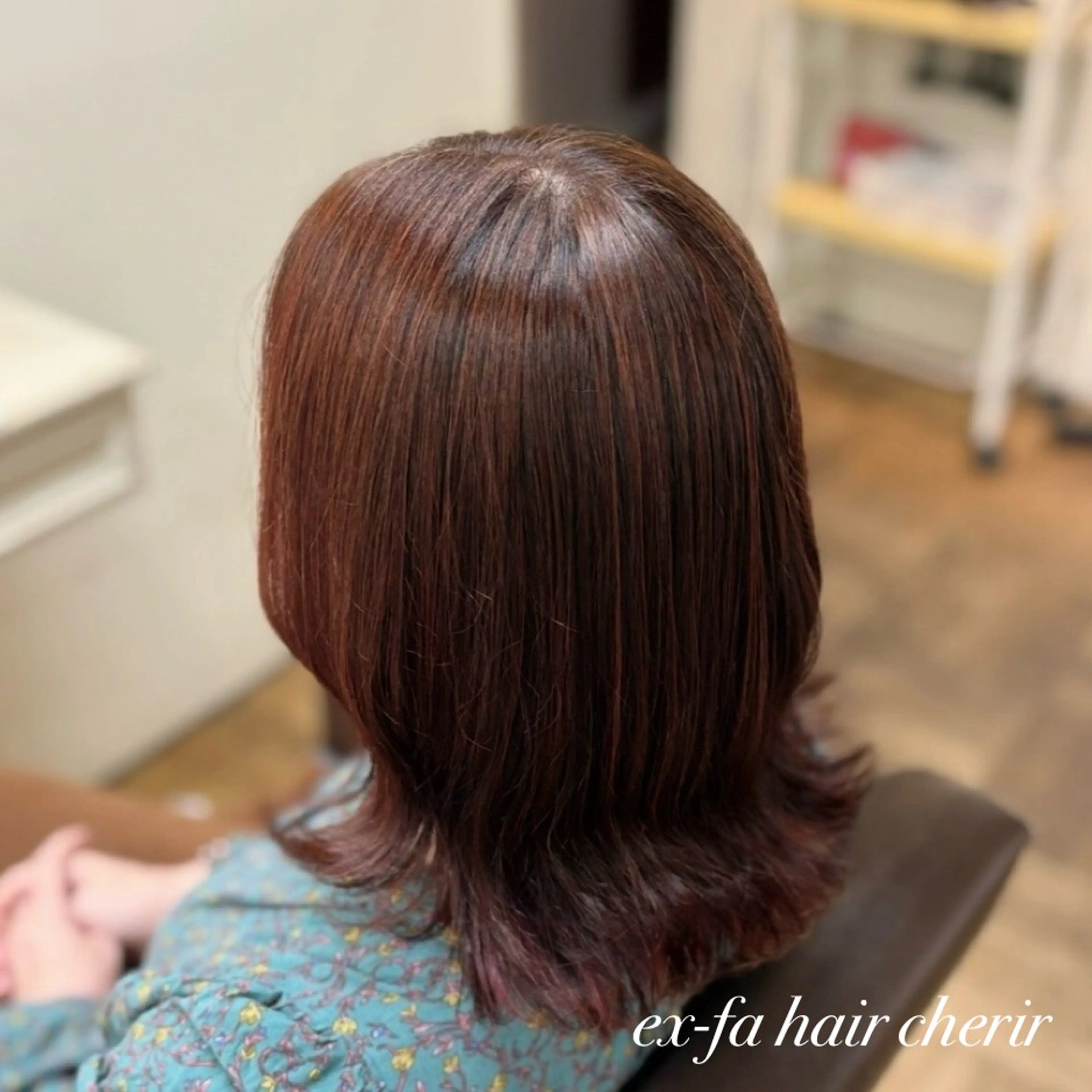 ミディアム ヘアカラー タニグチ 南草津のヘアスタイル