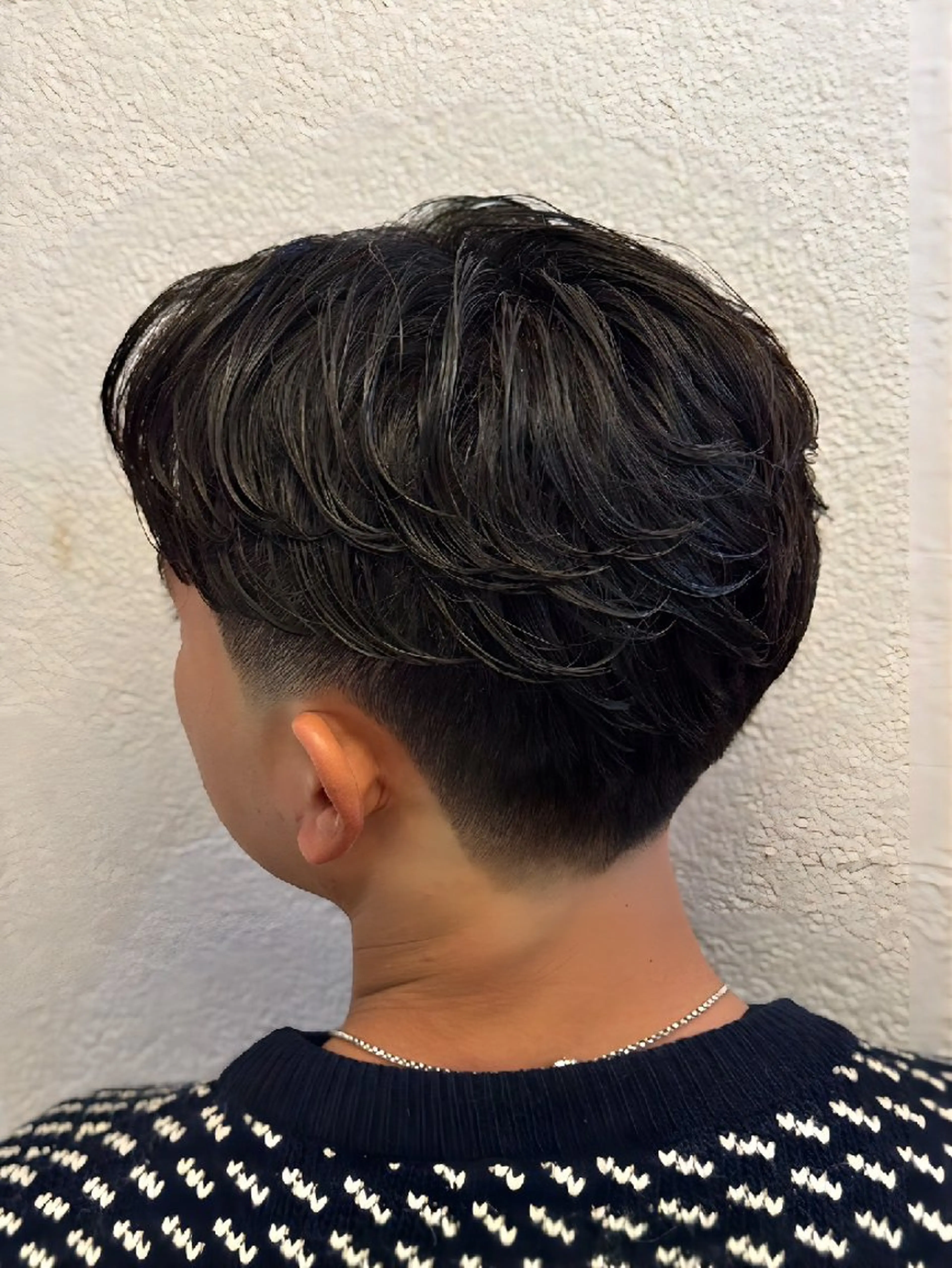 ミディアム 髙司 哲伸のヘアスタイル