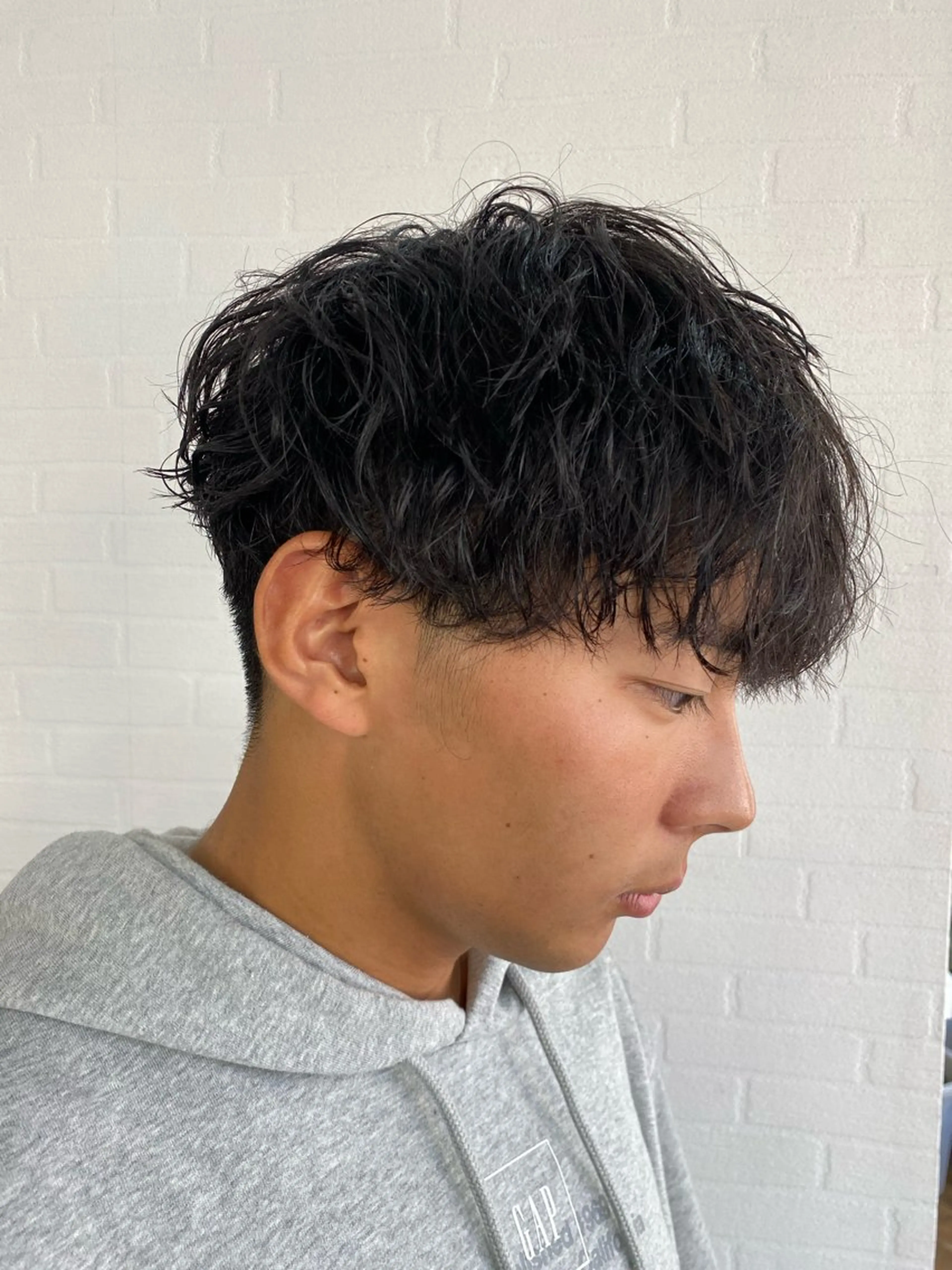 ショート メンズ レイヤーボブ/ 艶カラー/サナ🌼のヘアスタイル