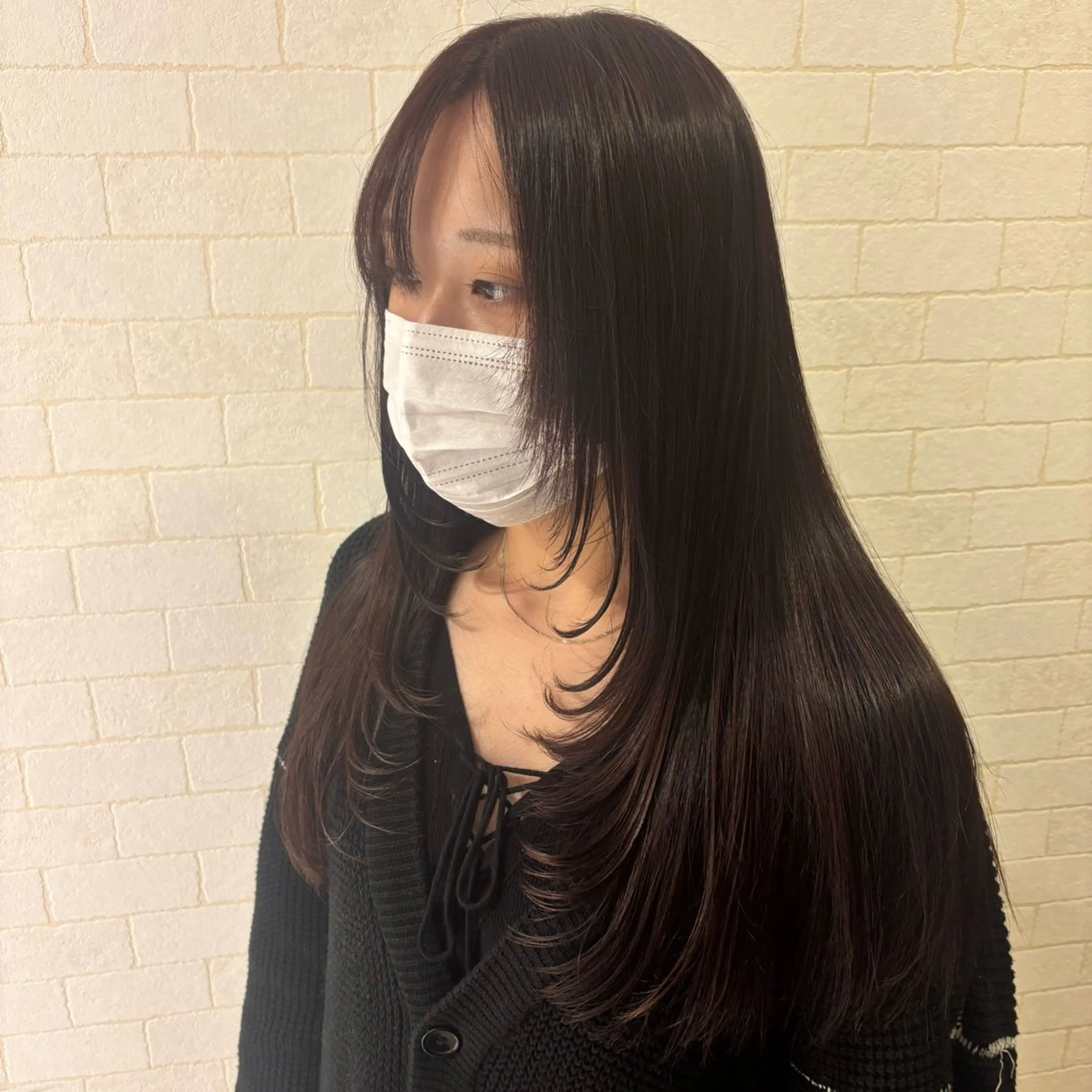 セミロング カット トリートメント ヘッドスパ EARTH 中水   怜奈のヘアスタイル