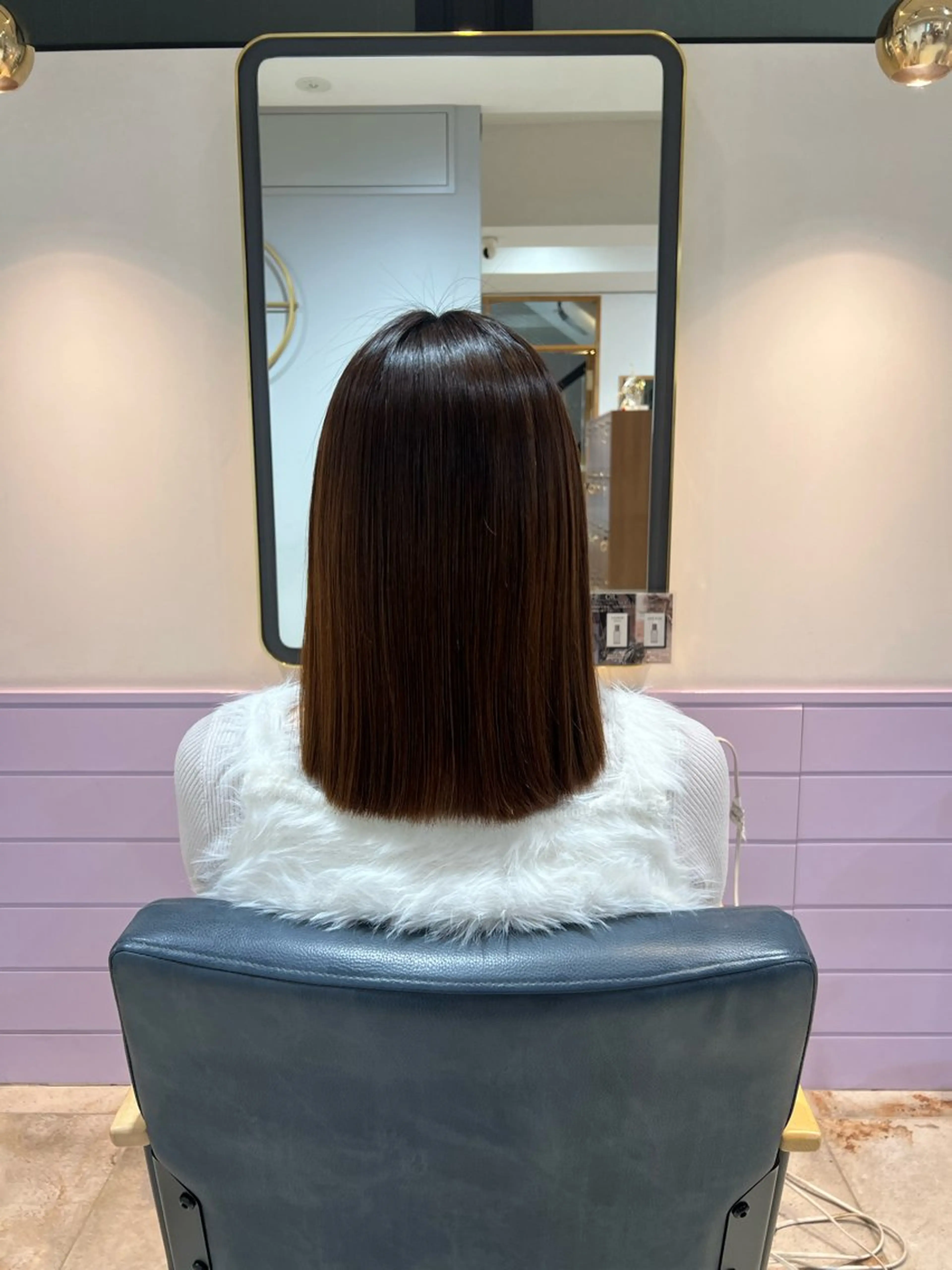 ミディアム カット 髪質改善✨石塚 真梨奈のヘアスタイル