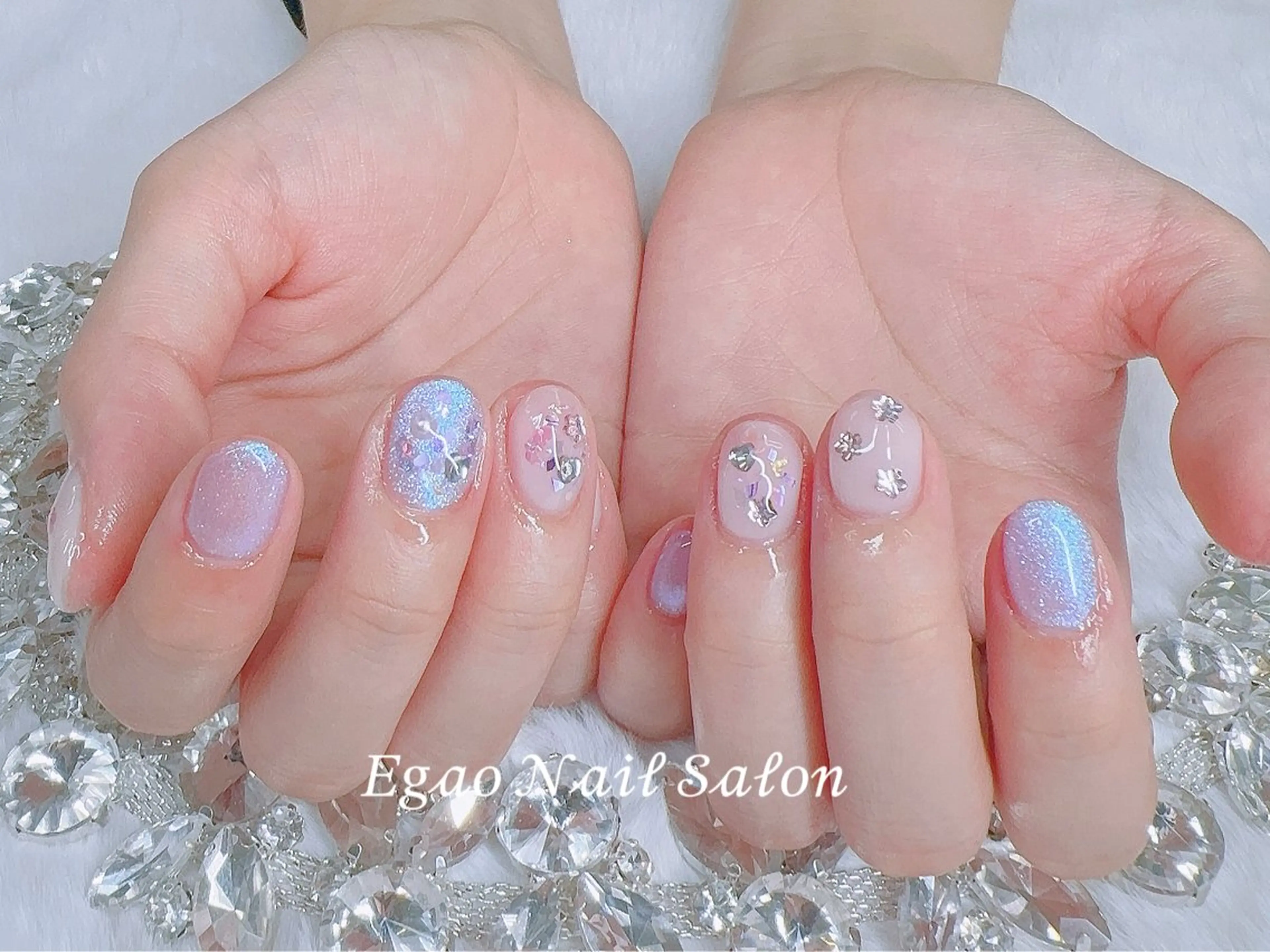 ネイル アートネイル フットネイル フレンチネイル ジェルネイル グラデーション ハンドネイル Egao Nail Salonのネイルデザイン